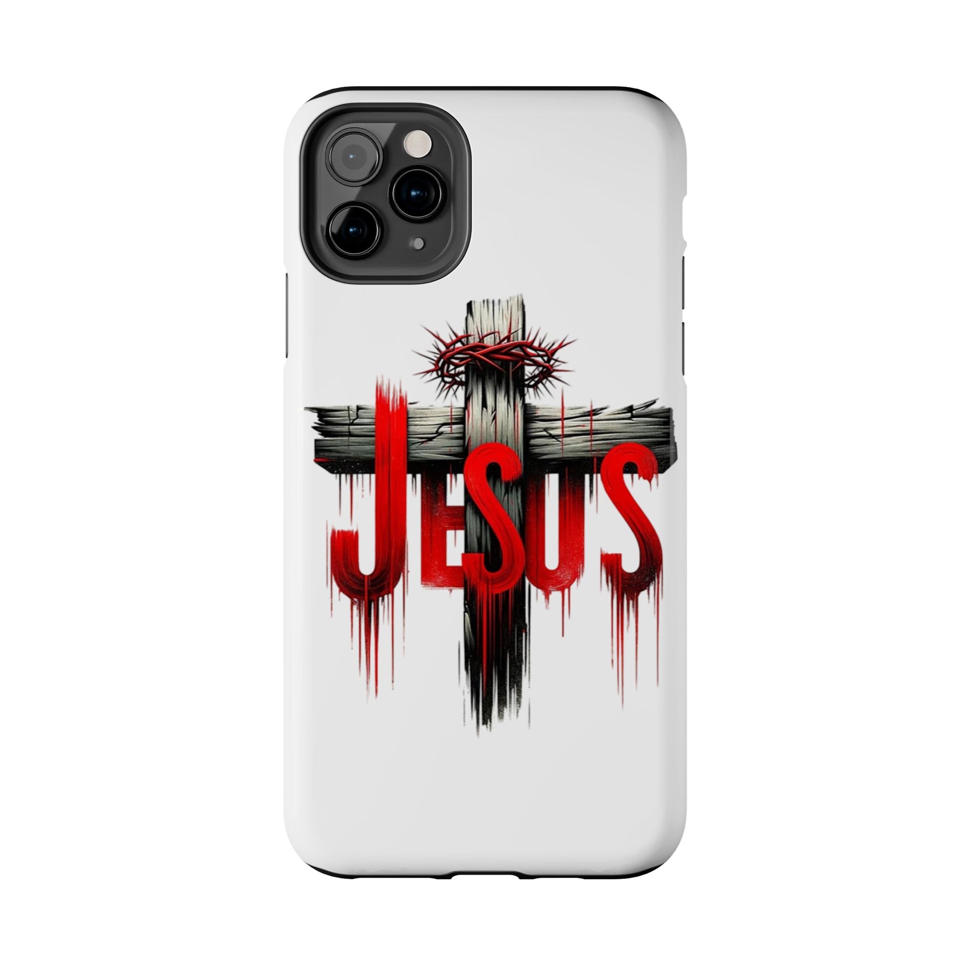 Jesus Cross and Crown Christian Theme Phone Cases for iPhones & Samsung Phones