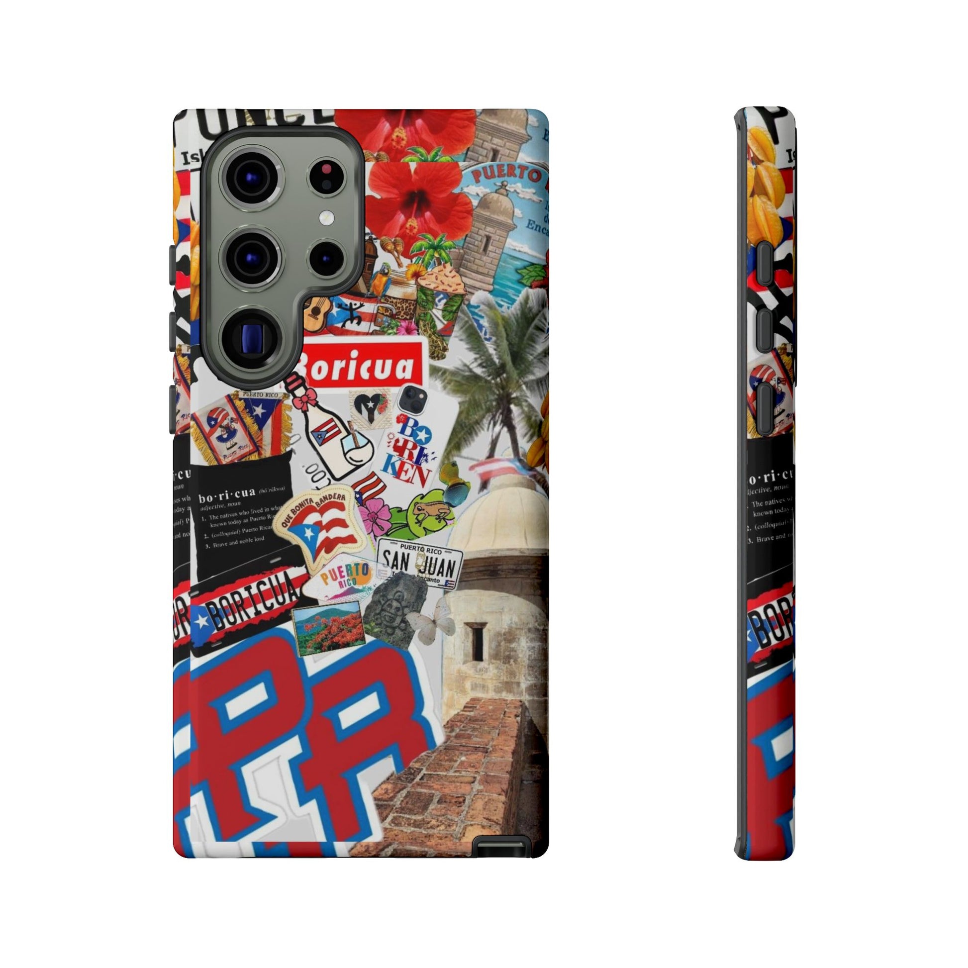 Puerto Rico Boricua Art Tough Cases for iPhones, Samsung, and Pixel