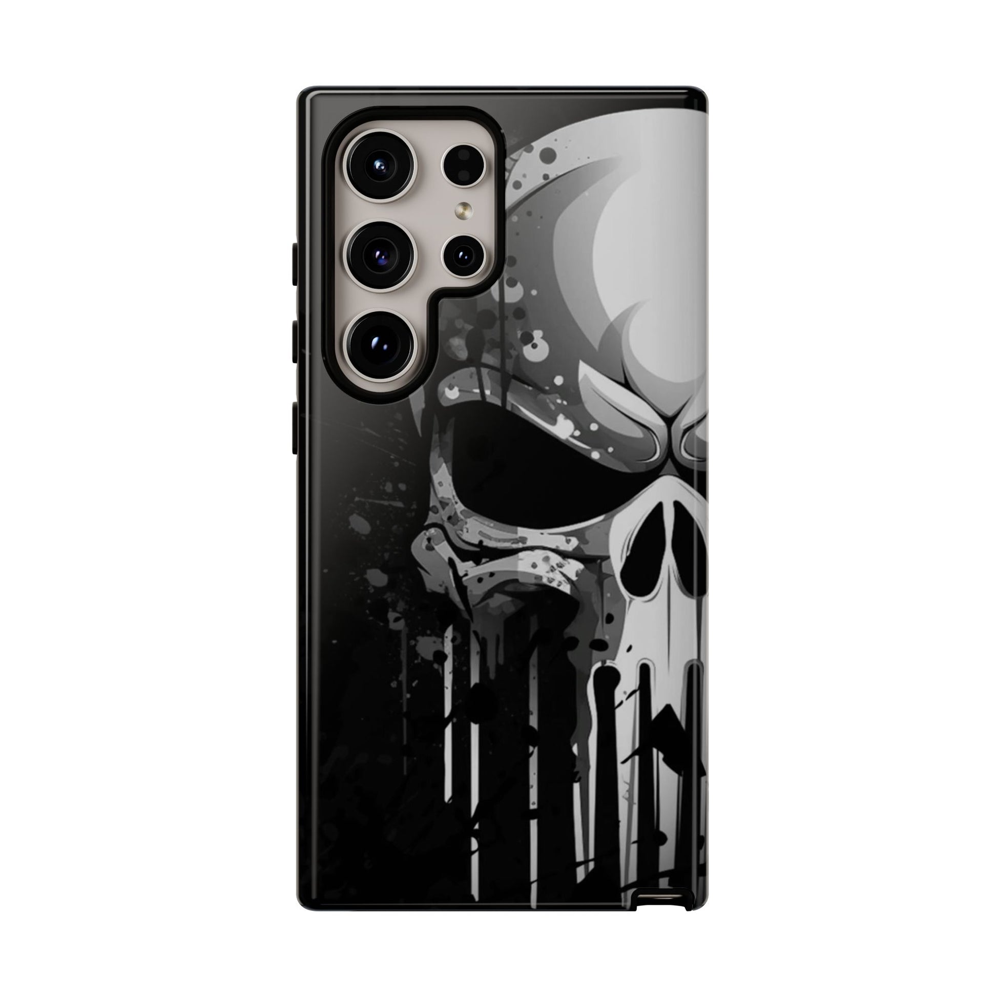 Punisher Skull Tough Cases for iPhones, Samsung, and Pixel