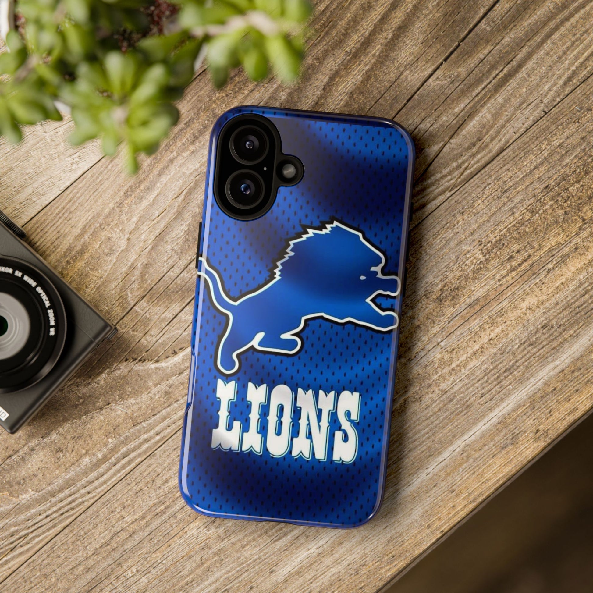 Detroit Lions Football Jersey Phone Case, Tough Cases for iPhones, Samsung, and Pixel