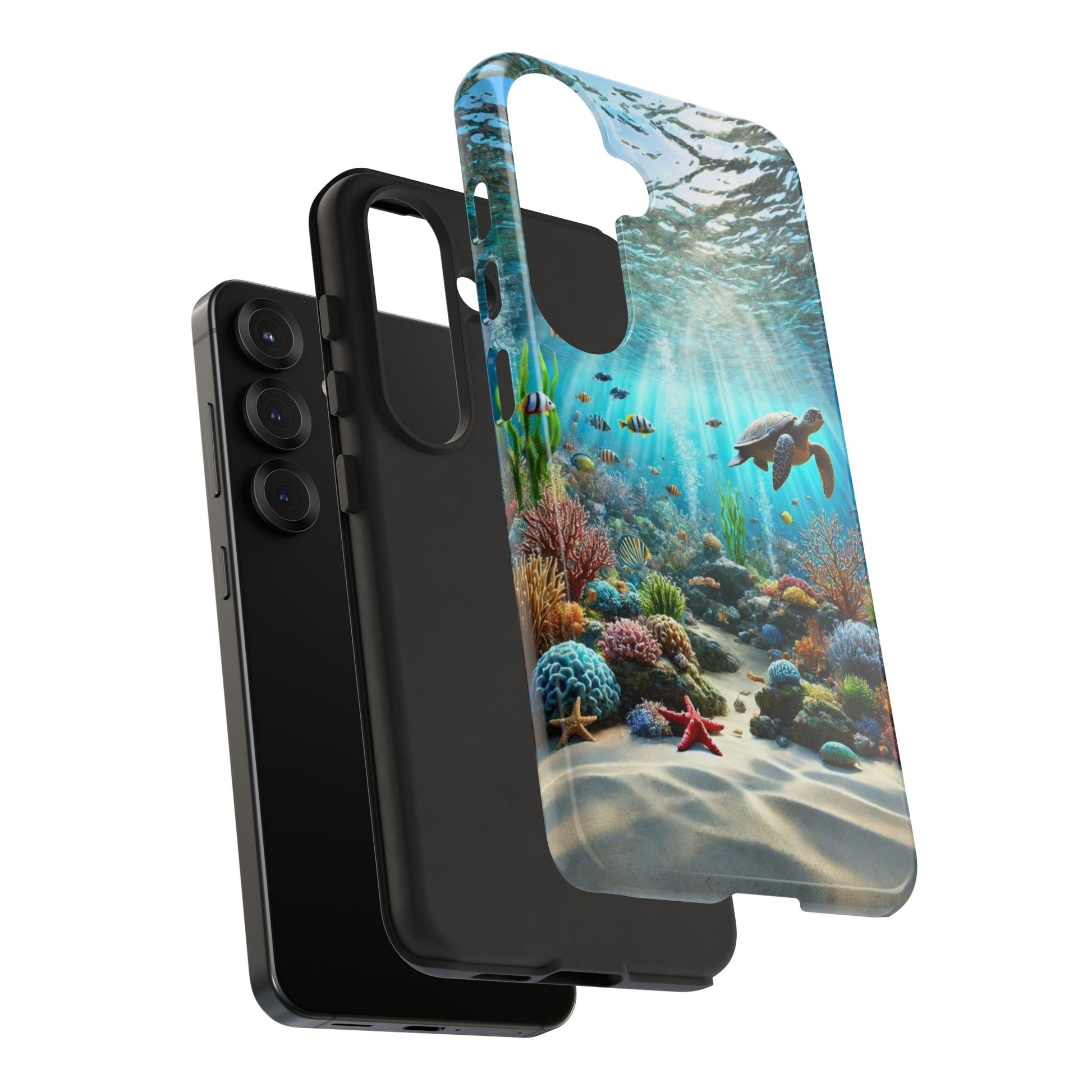 Under Sea Landscape Tough Cases for iPhones, Samsung, and Pixel