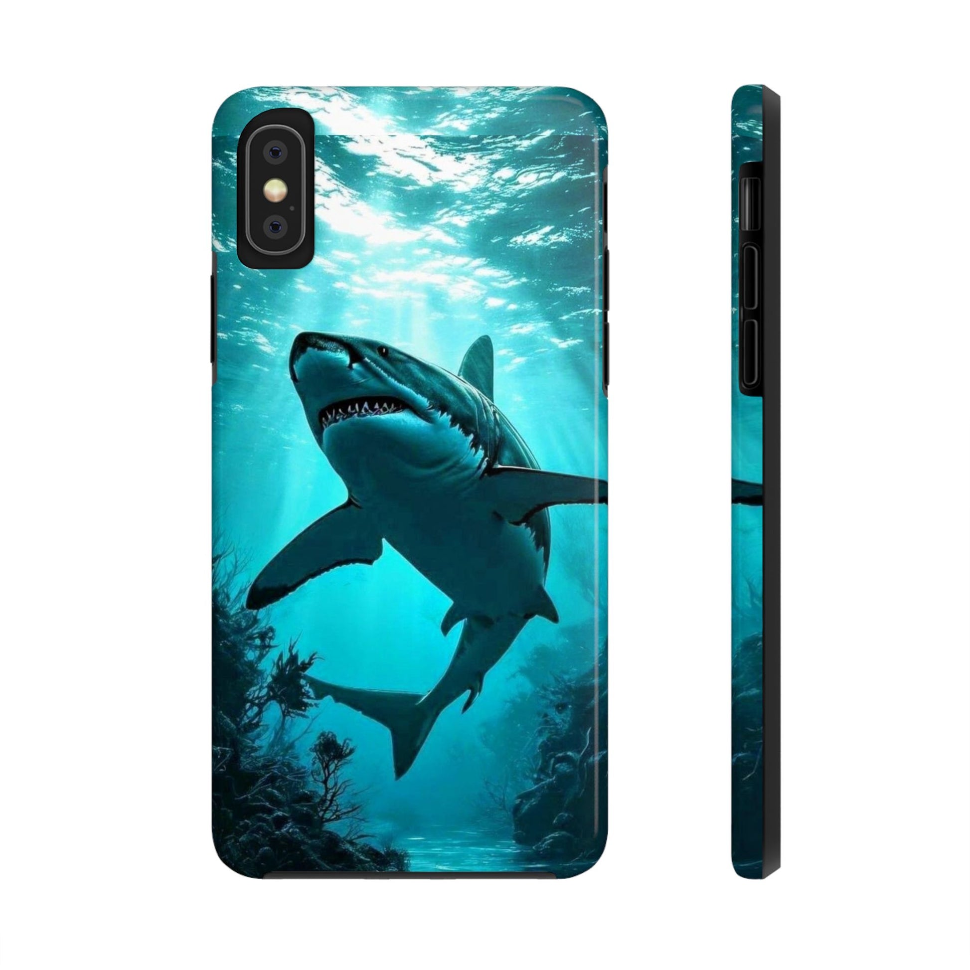 Killer Shark Theme Phone Cases for iPhones & Samsung Phones