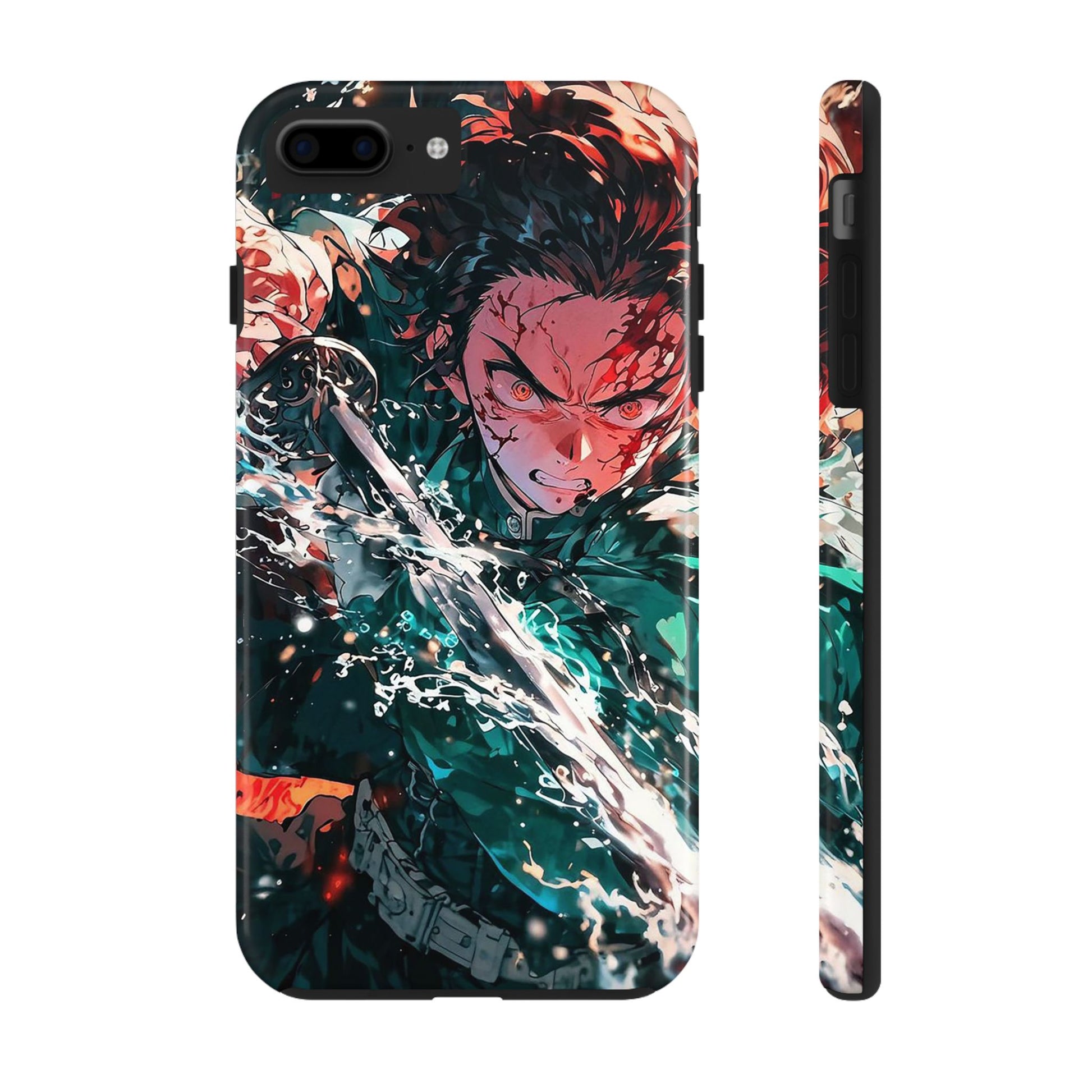 Demon Slayer Tanjiro Art Phone Case for iPhone & Samsung Galaxy Phones
