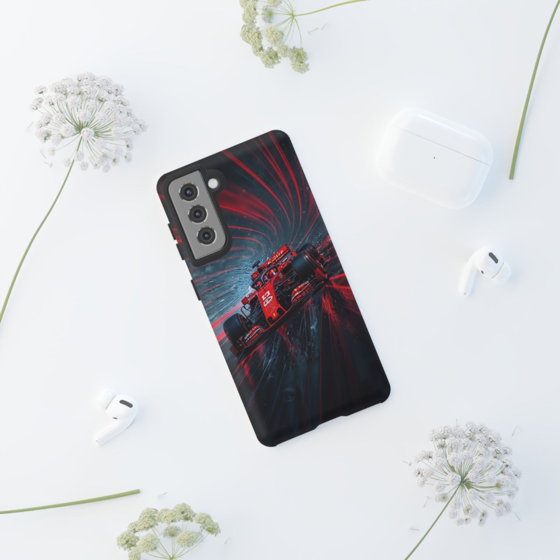 F1 Formula Race Car Phone Case, Tough Cases for iPhones, Samsung, and Pixel