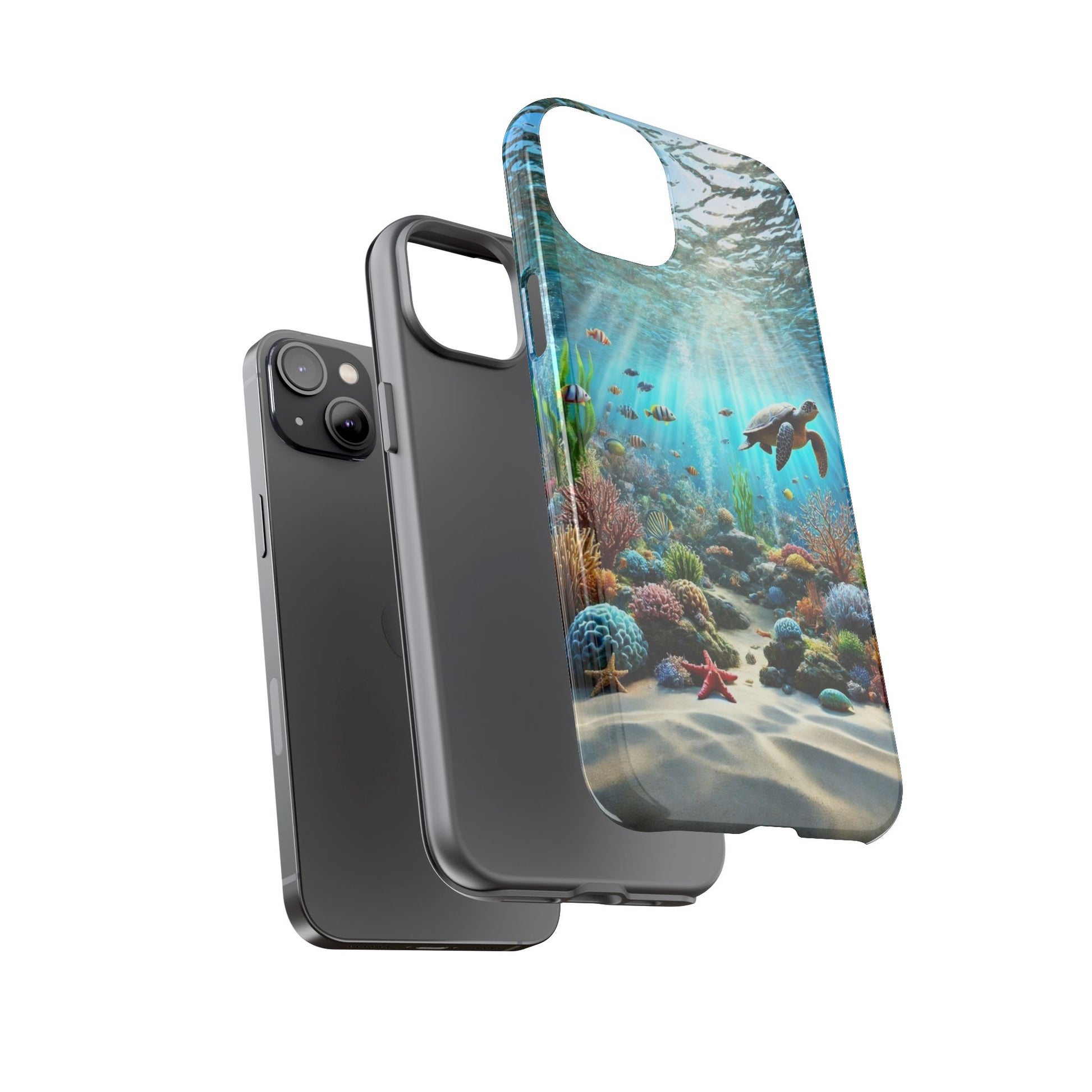Under Sea Landscape Tough Cases for iPhones, Samsung, and Pixel