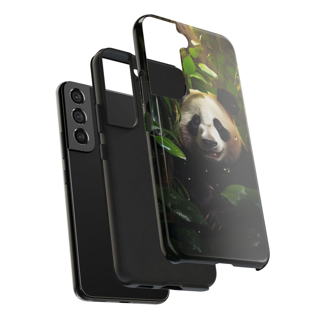 Smiling Panda Theme Phone Cases for iPhones & Samsung Phones