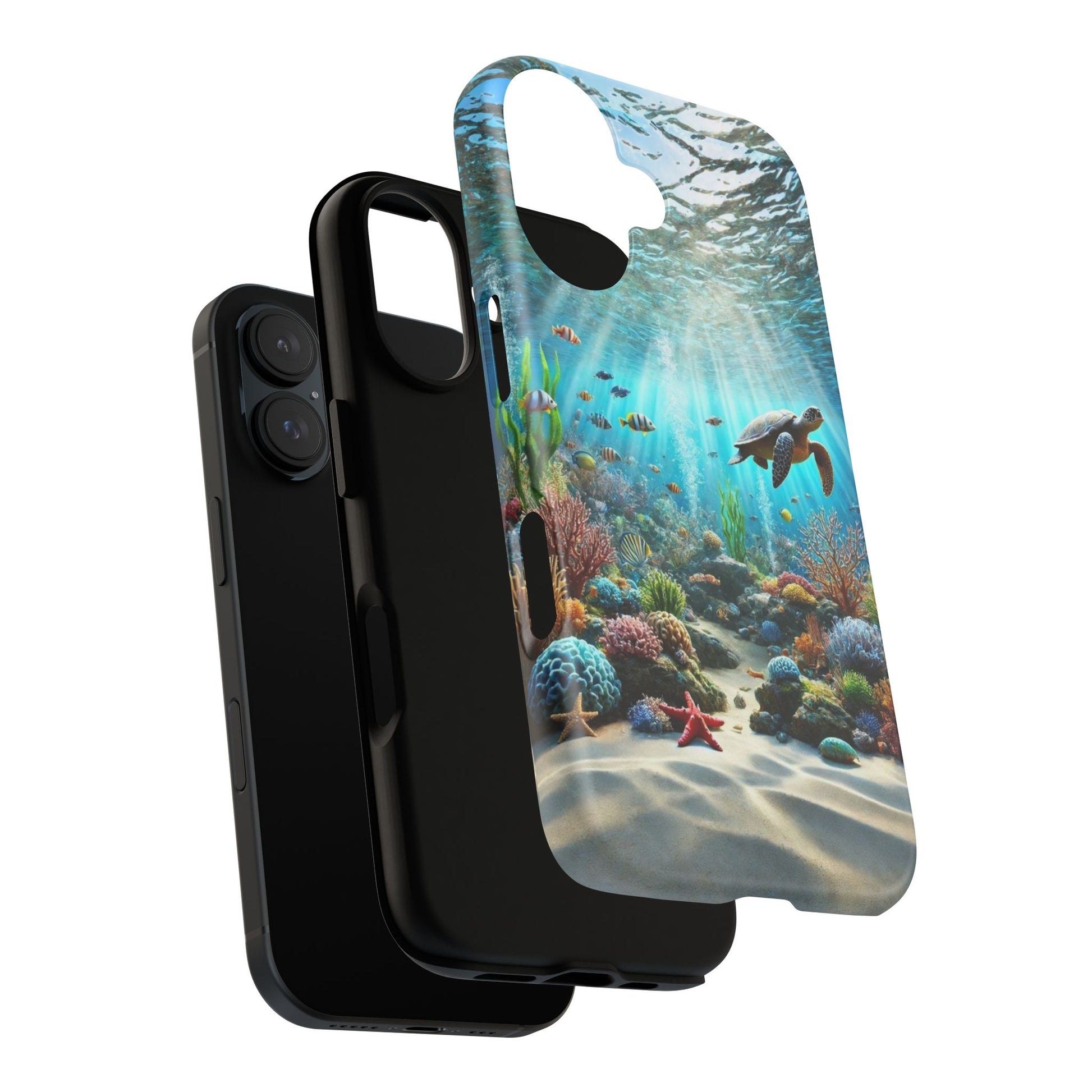 Under Sea Landscape Tough Cases for iPhones, Samsung, and Pixel