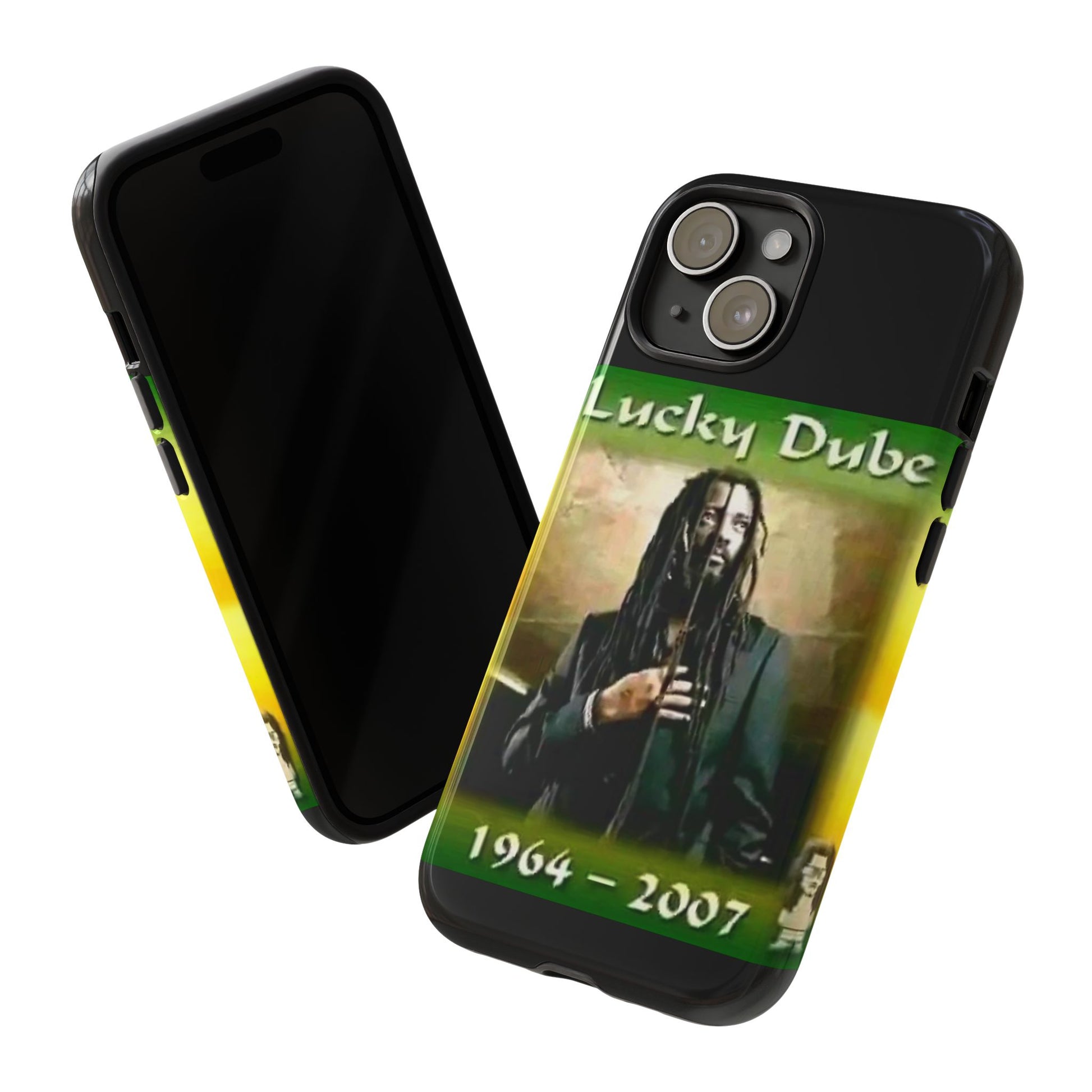 Lucky Dube Tough Cases for iPhones, Samsung, and Pixel