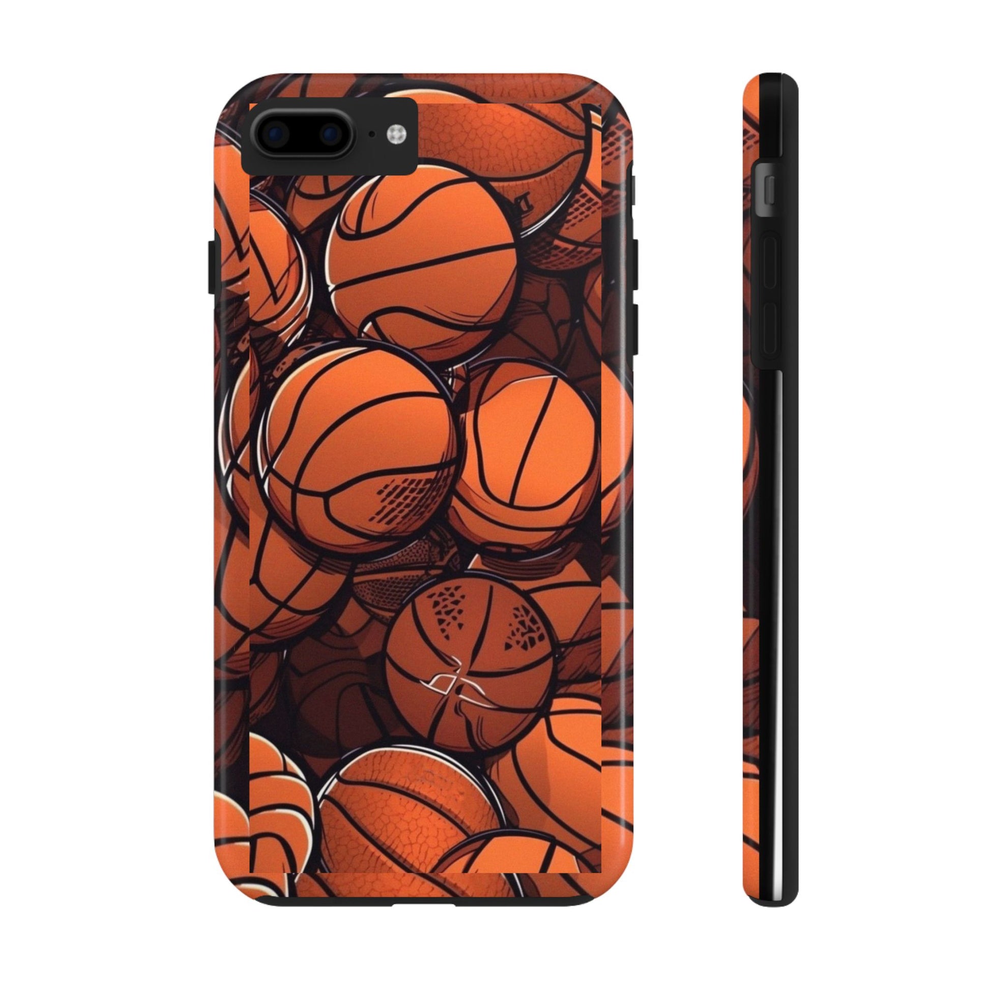 Basketball Pattern Design Tough Phone Cases for Iphones & Samsung Durable