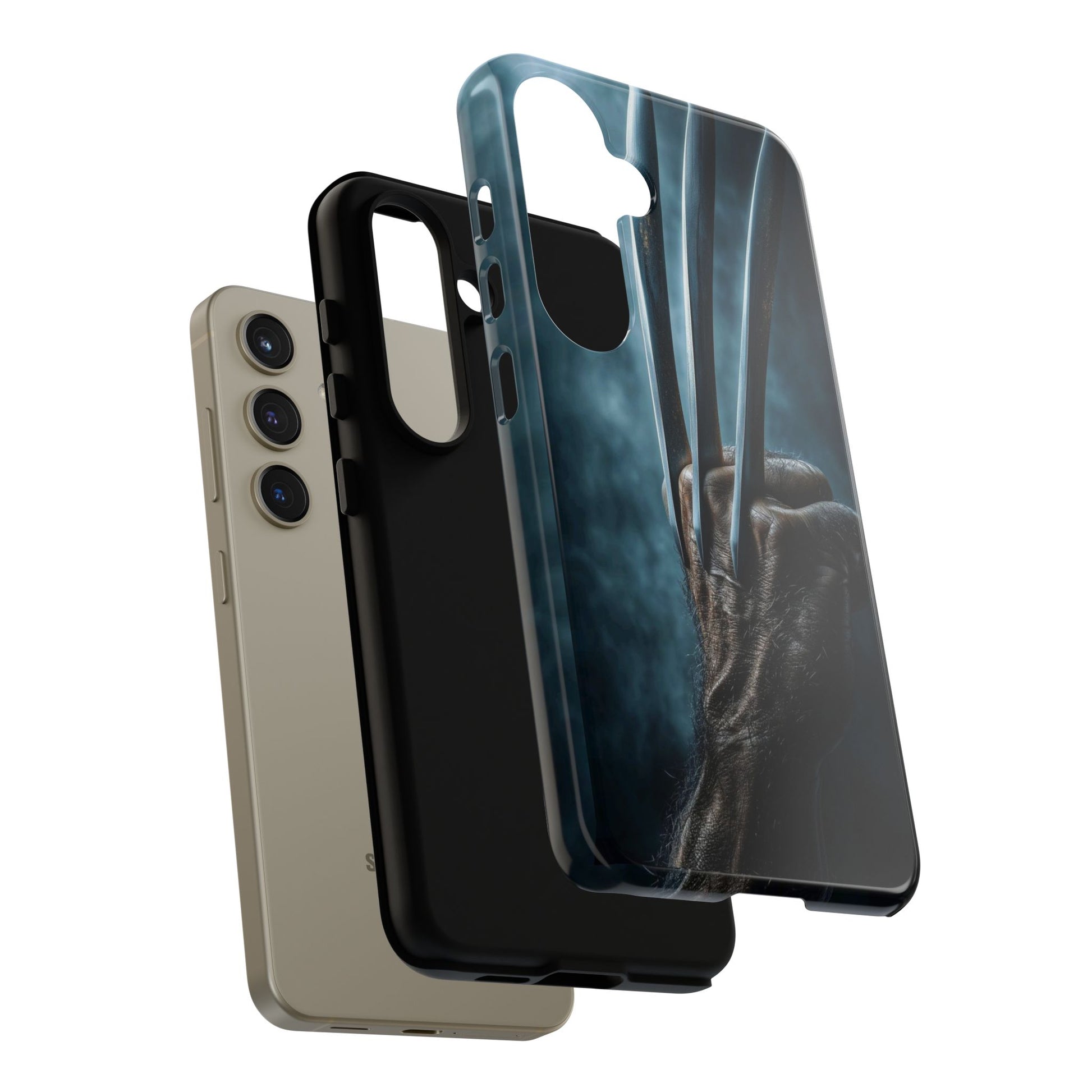 Logan's Claws Wolverine Tough Cases for iPhones, Samsung, and Pixel