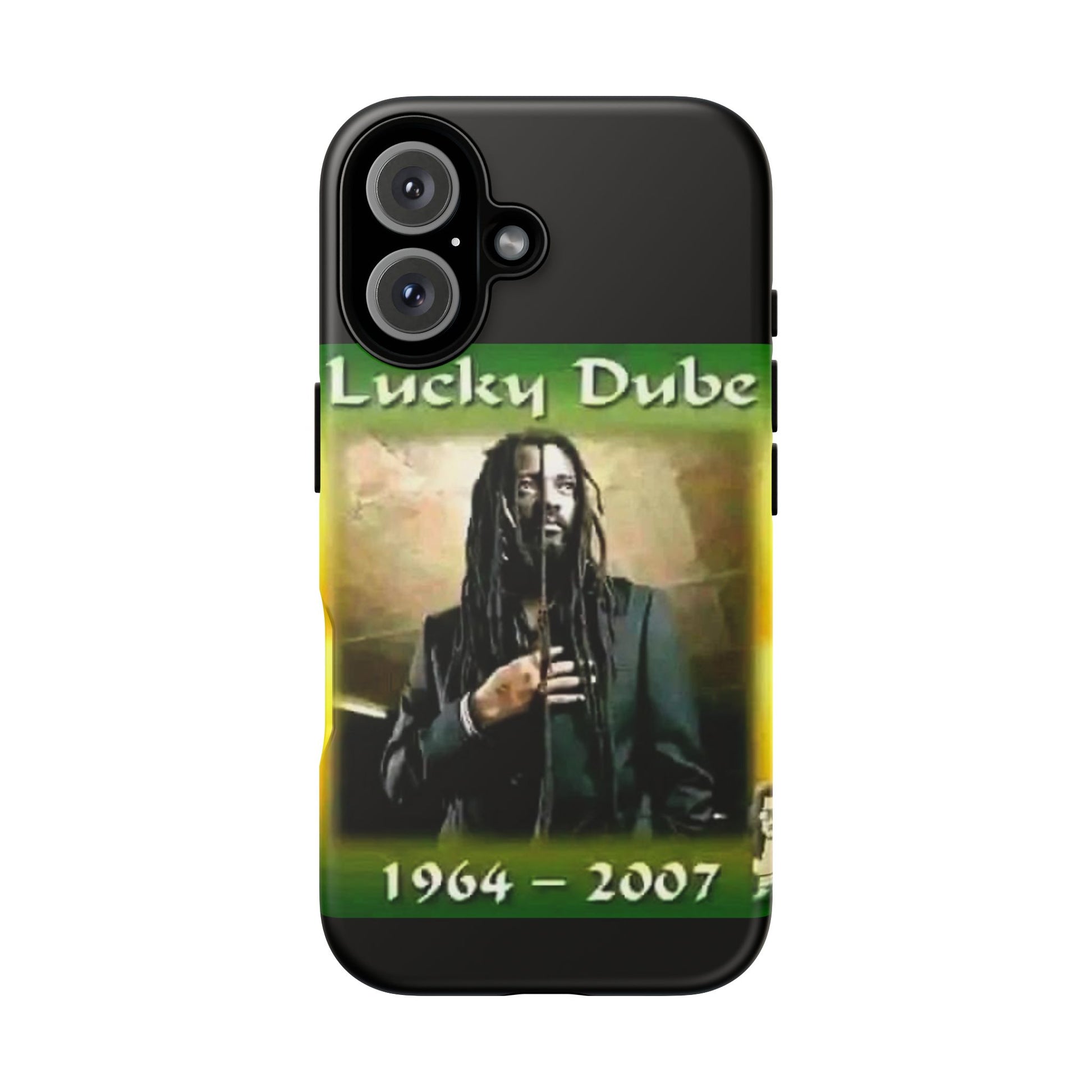 Lucky Dube Tough Cases for iPhones, Samsung, and Pixel