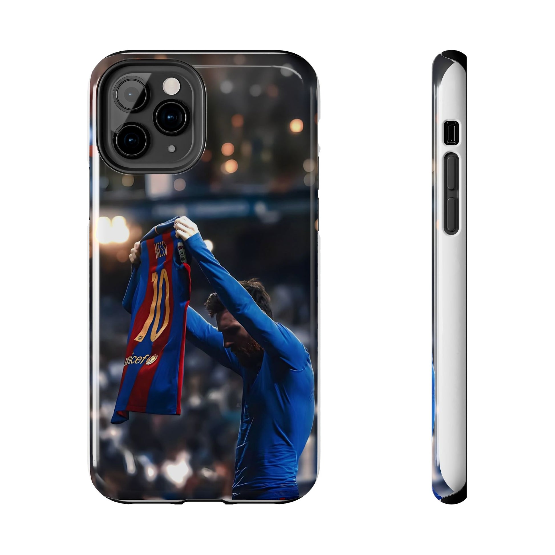 Soccer Champ Messi Tough Phone Cases for Iphones & Samsung Phones Durable
