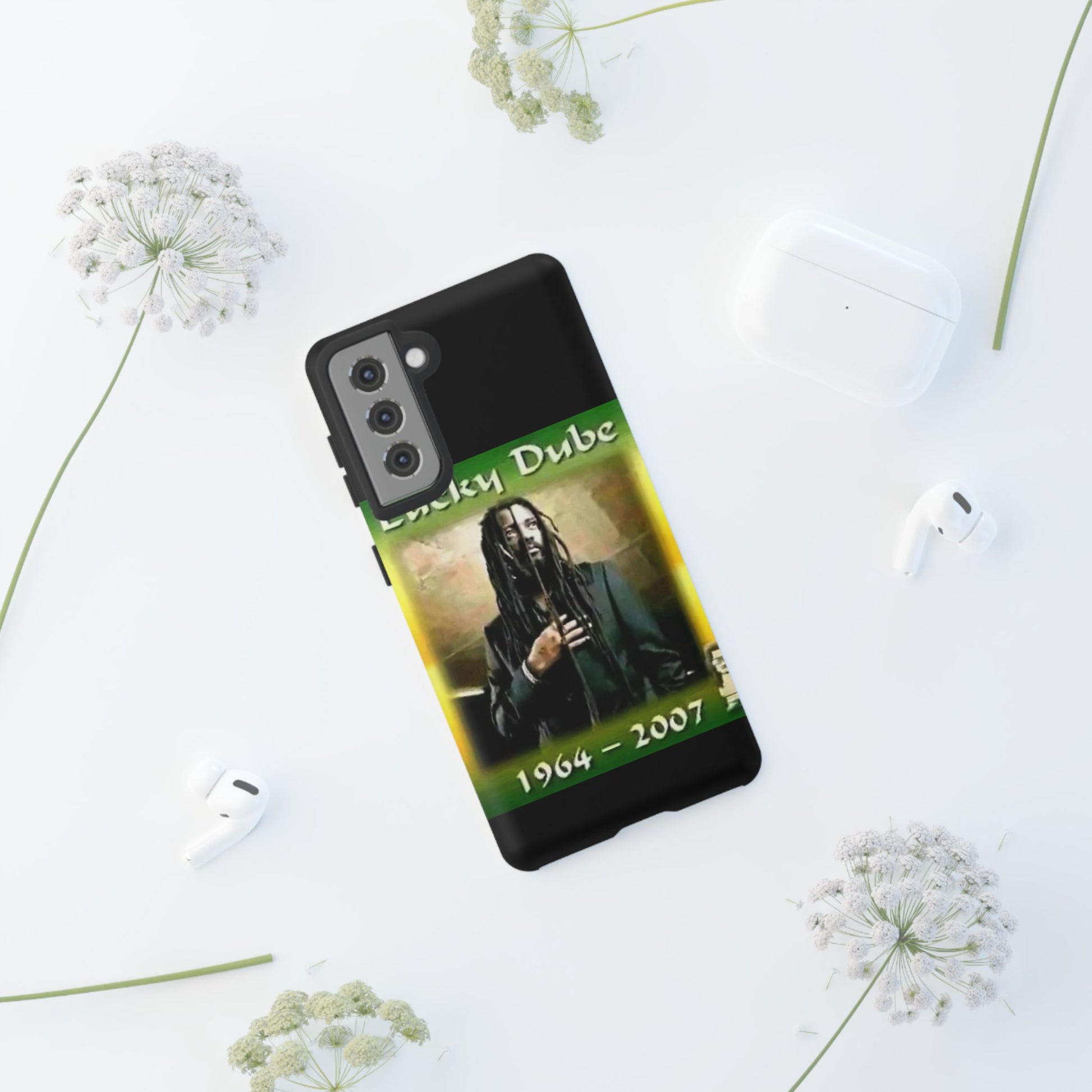 Lucky Dube Tough Cases for iPhones, Samsung, and Pixel
