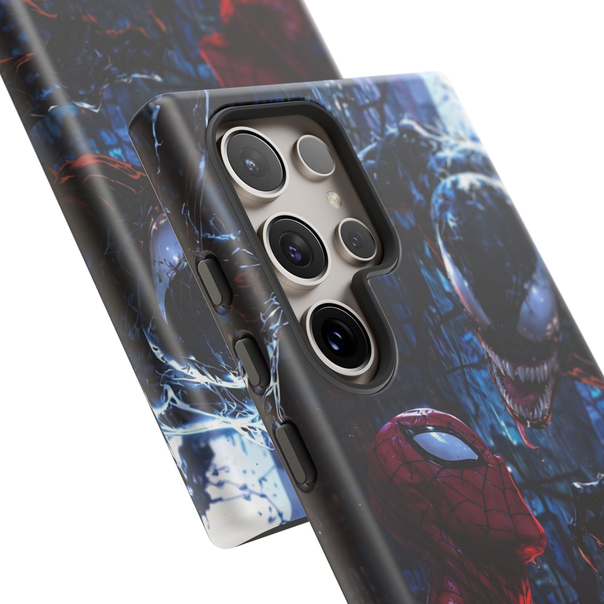 Venom x Spiderman Phone Case, Tough Cases for iPhones, Samsung, and Pixel
