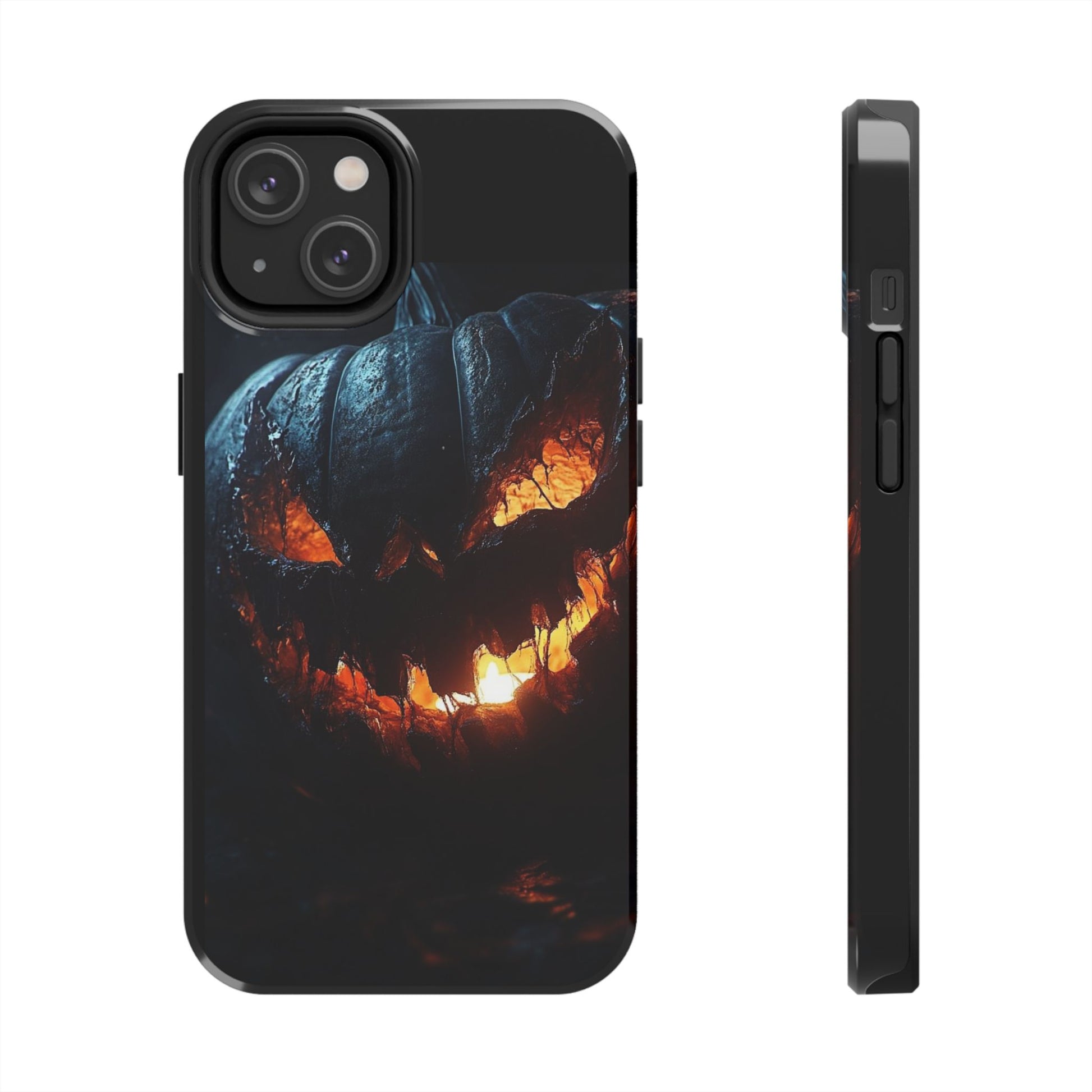 Scary Pumpkin Halloween Theme Phone Cases for iPhones & Samsung Phones