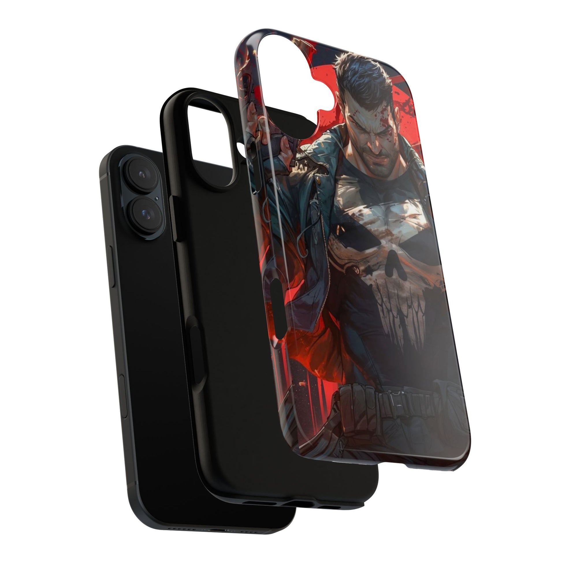 Punisher Tough Cases for iPhones, Samsung, and Pixel