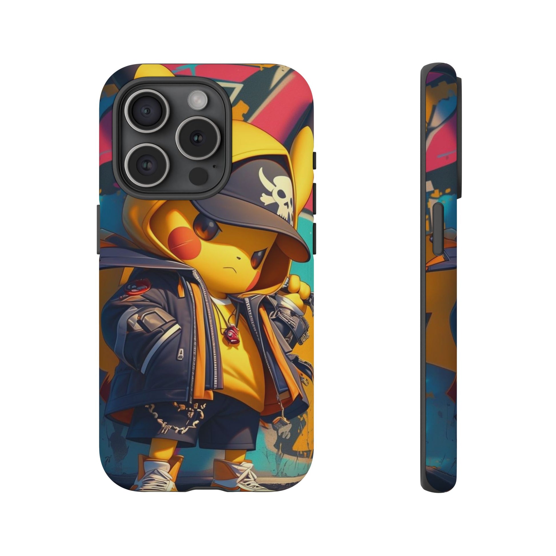 Cute Poke Bear Phone Case, Tough Cases for iPhones, Samsung, and Pixel