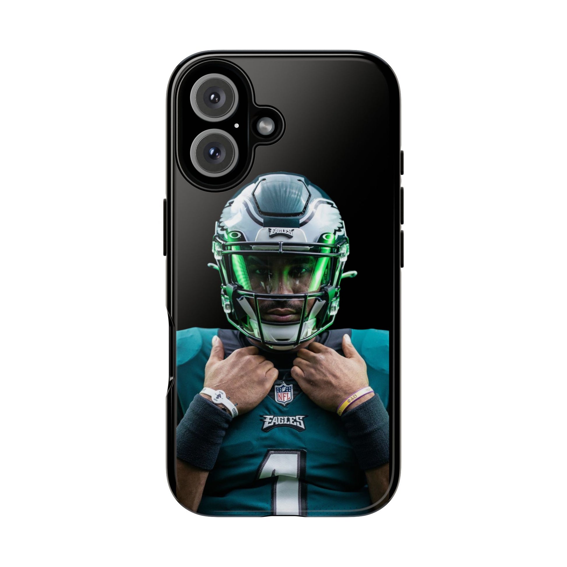Eagles Football Jalen Hurts Tough Cases for iPhones, Samsung, and Pixel