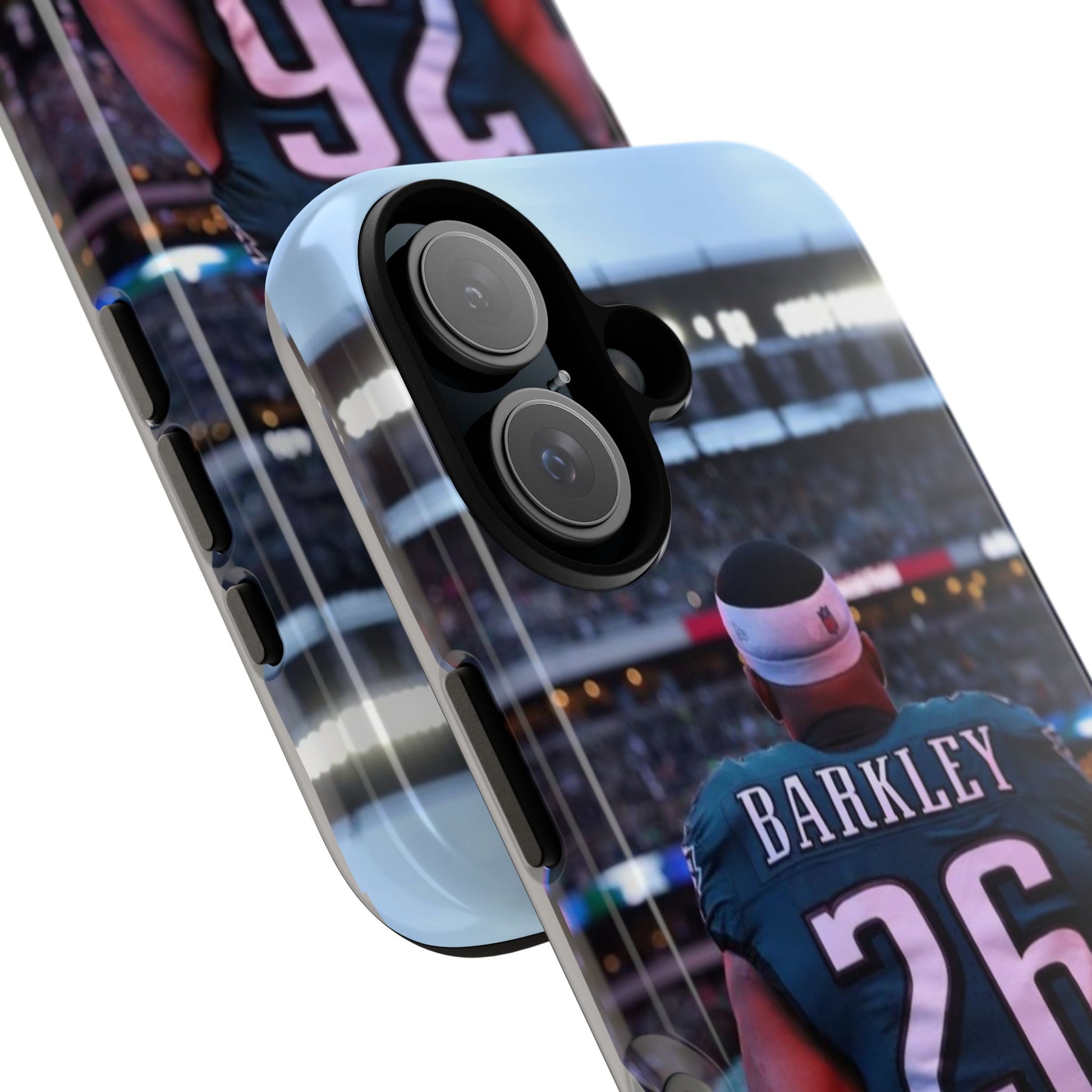 Eagles Football Saquon Barkley Tough Cases for iPhones, Samsung, and Pixel