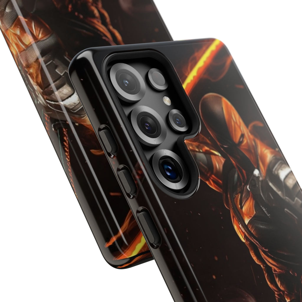 DC Comics Death Stroke Tough Cases for iPhones, Samsung, and Pixel