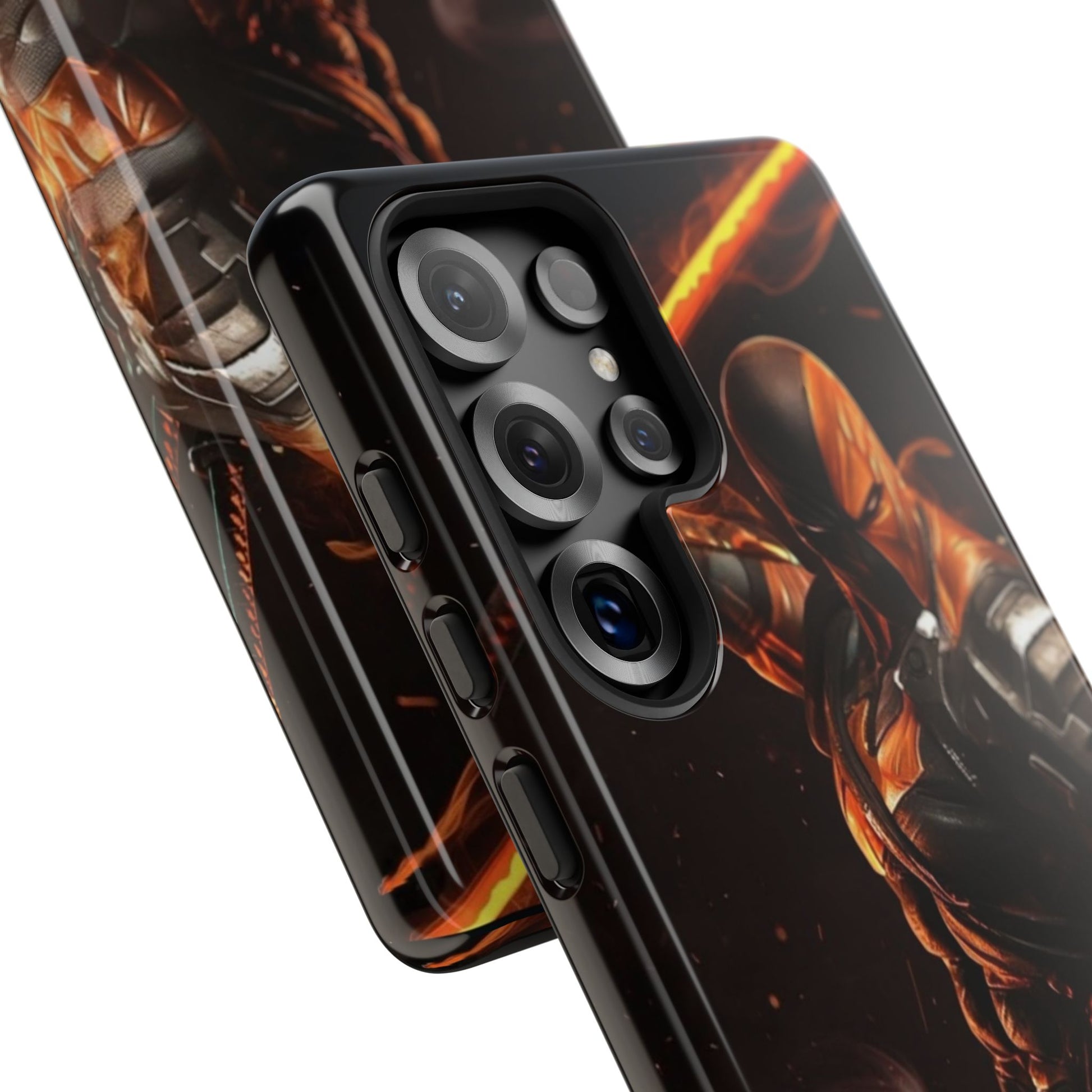 DC Comics Death Stroke Tough Cases for iPhones, Samsung, and Pixel