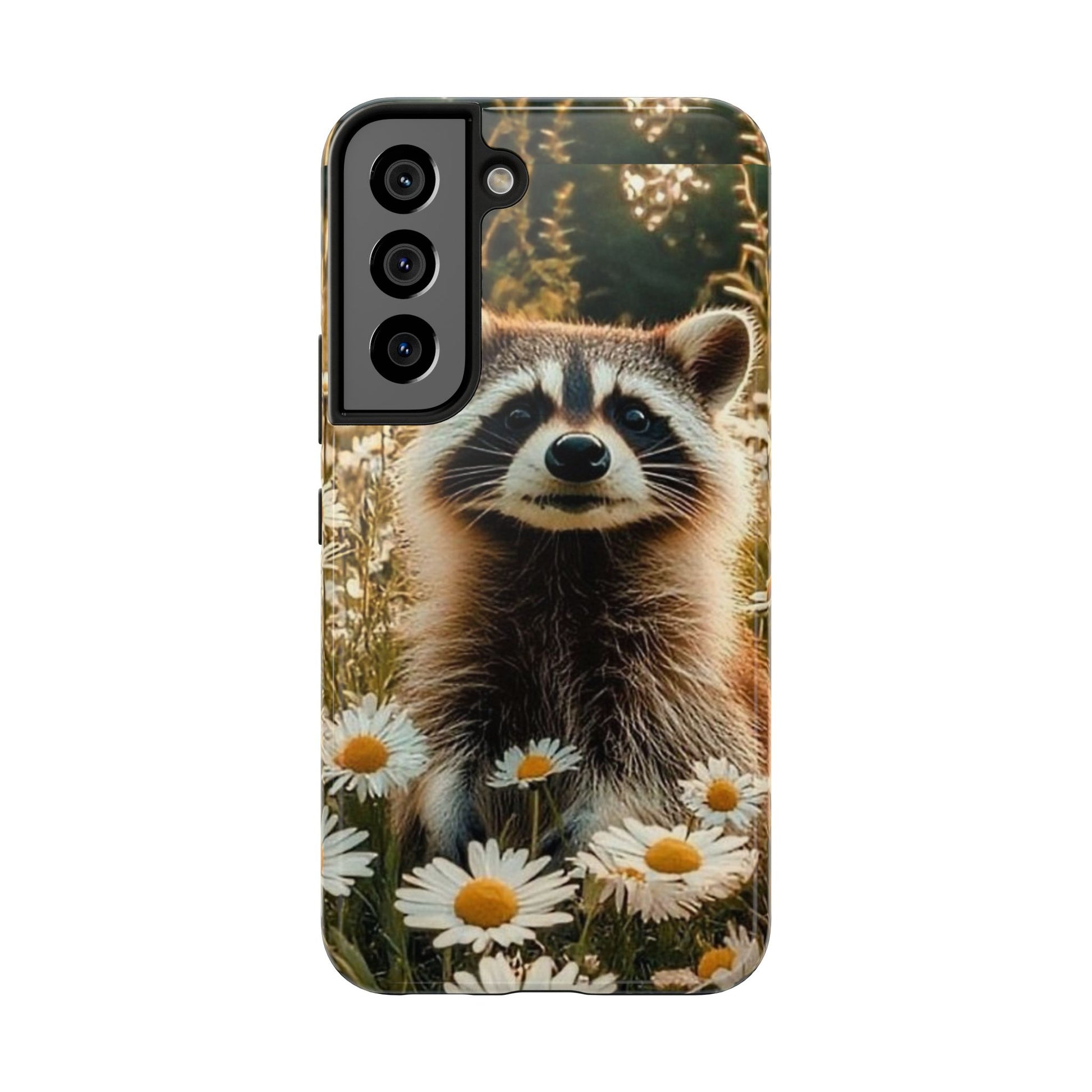 Cute Raccoon Theme Phone Cases for iPhones & Samsung Phones