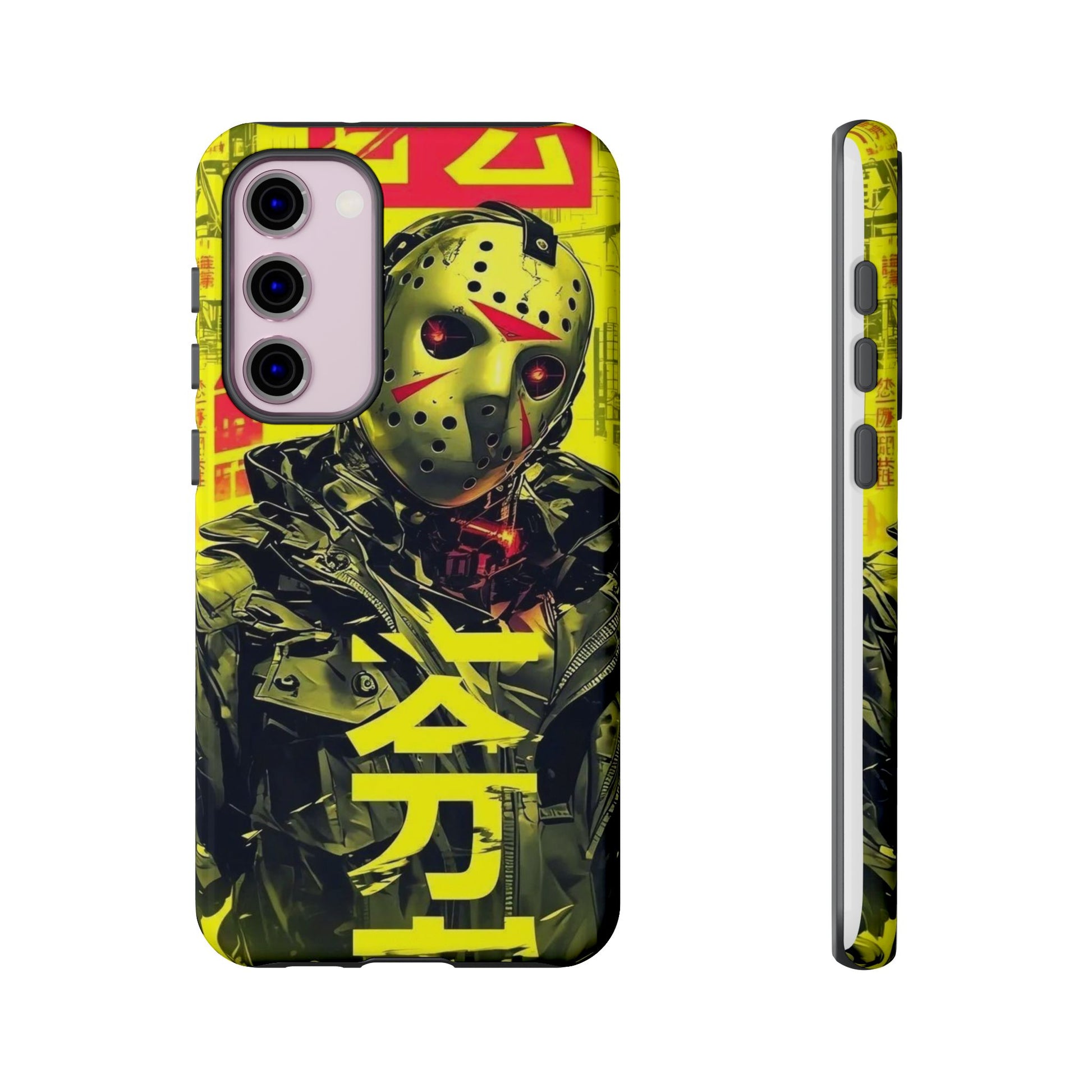 Cyberpunk X Jason Voorhees Tough Cases for iPhones, Samsung, and Pixel