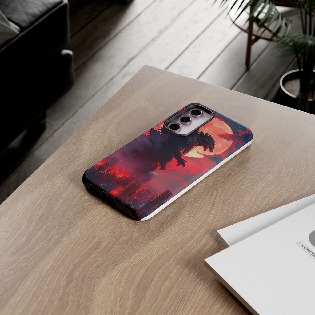 King of Monsters Godzilla Tough Phone Cases for iPhones, Samsung, and Pixel