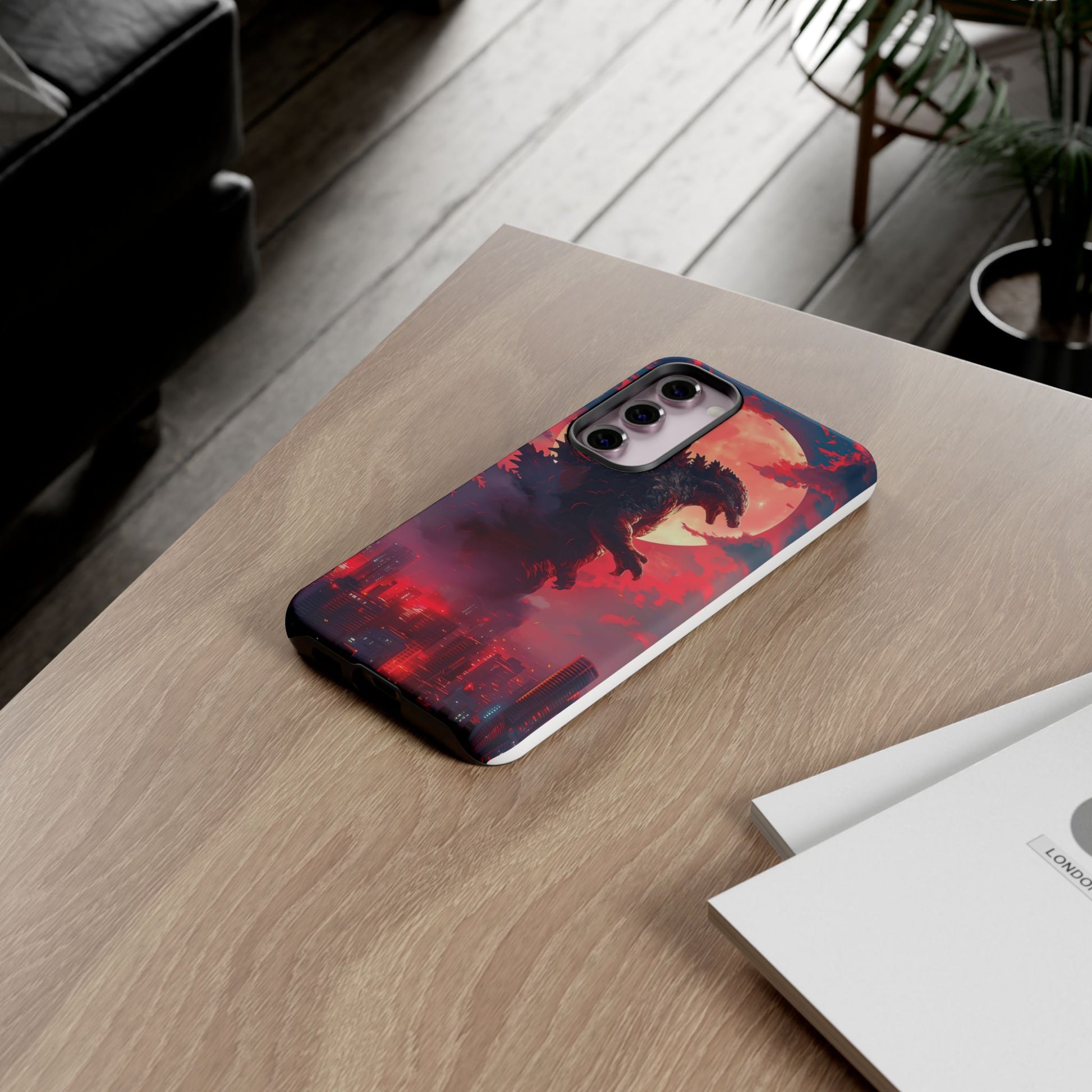 King of Monsters Godzilla Tough Phone Cases for iPhones, Samsung, and Pixel
