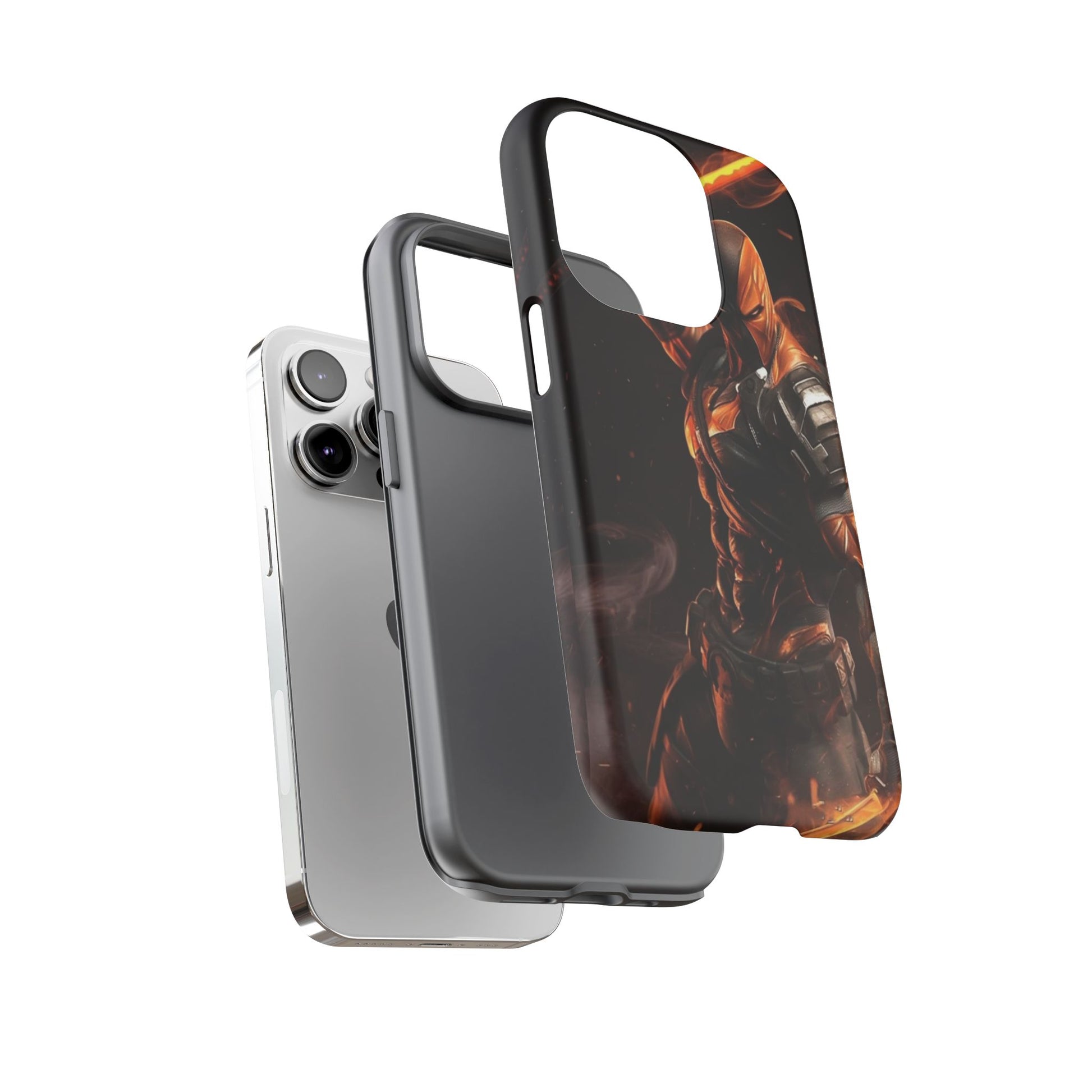 DC Comics Death Stroke Tough Cases for iPhones, Samsung, and Pixel