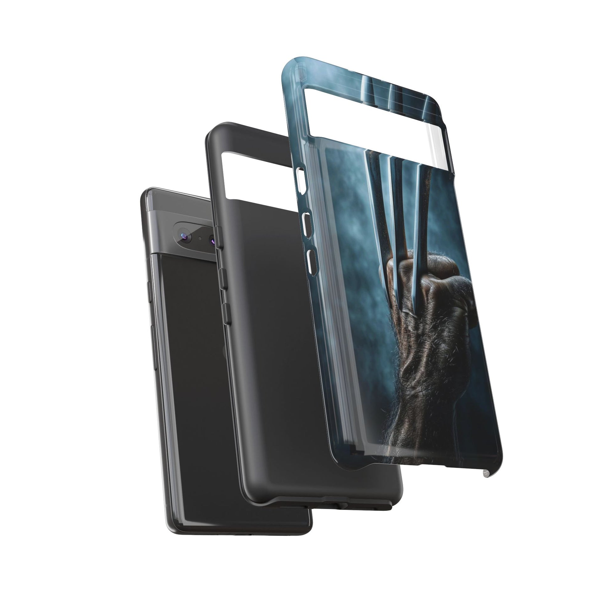 Logan's Claws Wolverine Tough Cases for iPhones, Samsung, and Pixel