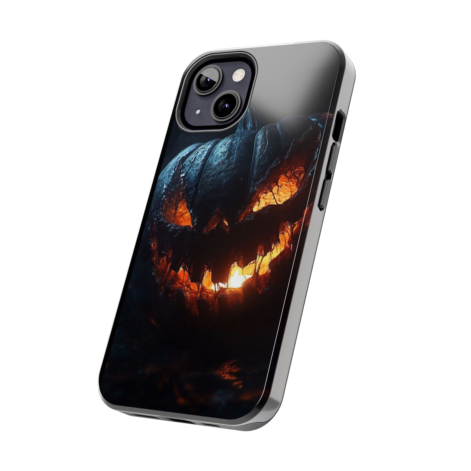 Scary Pumpkin Halloween Theme Phone Cases for iPhones & Samsung Phones
