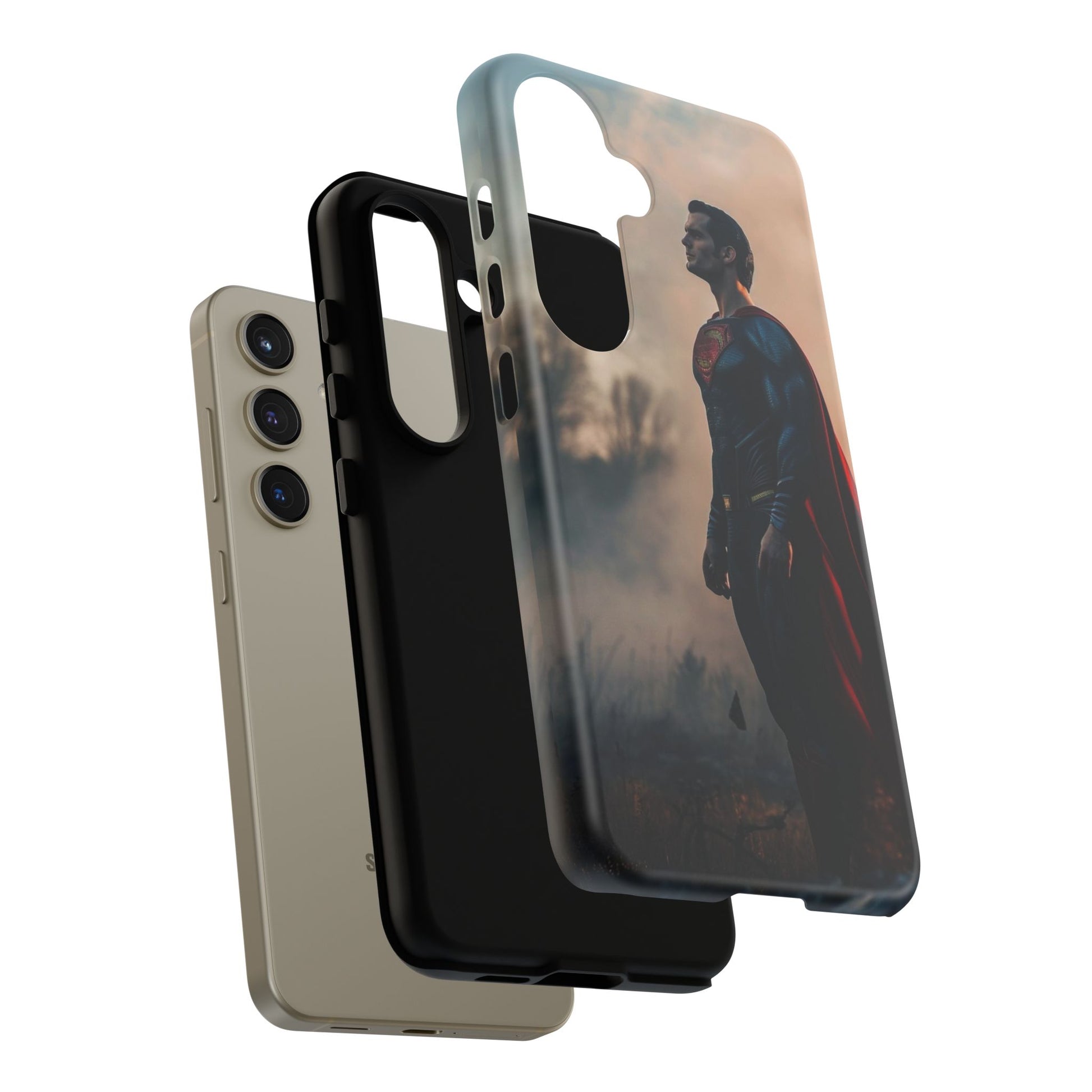 Henry Cavil Superman Tough Cases for iPhones, Samsung, and Pixel