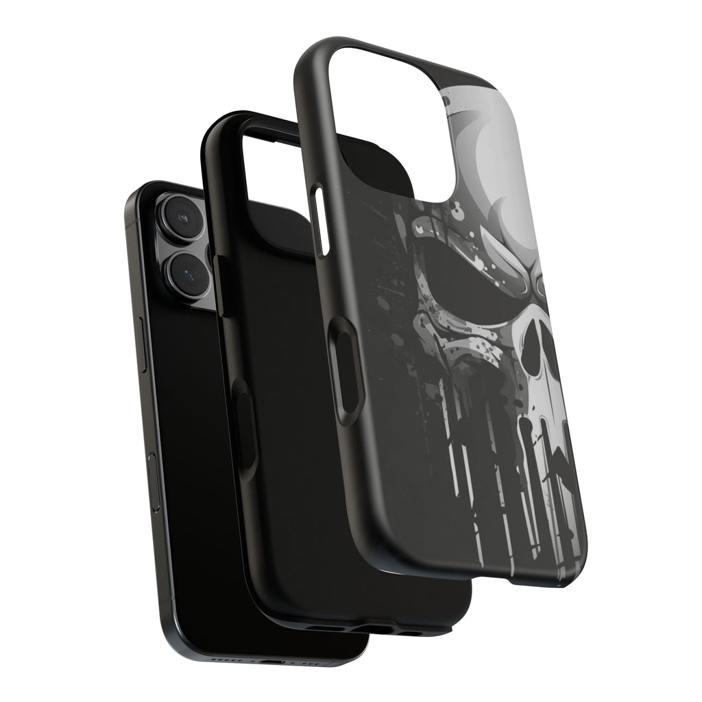 Punisher Skull Tough Cases for iPhones, Samsung, and Pixel