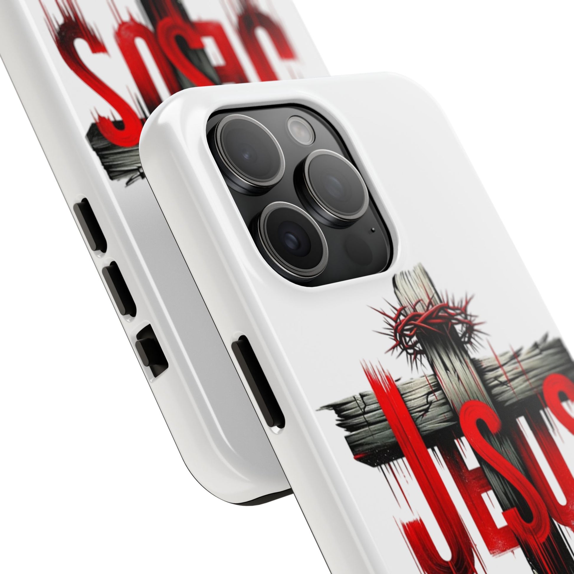 Jesus Cross and Crown Christian Theme Phone Cases for iPhones & Samsung Phones