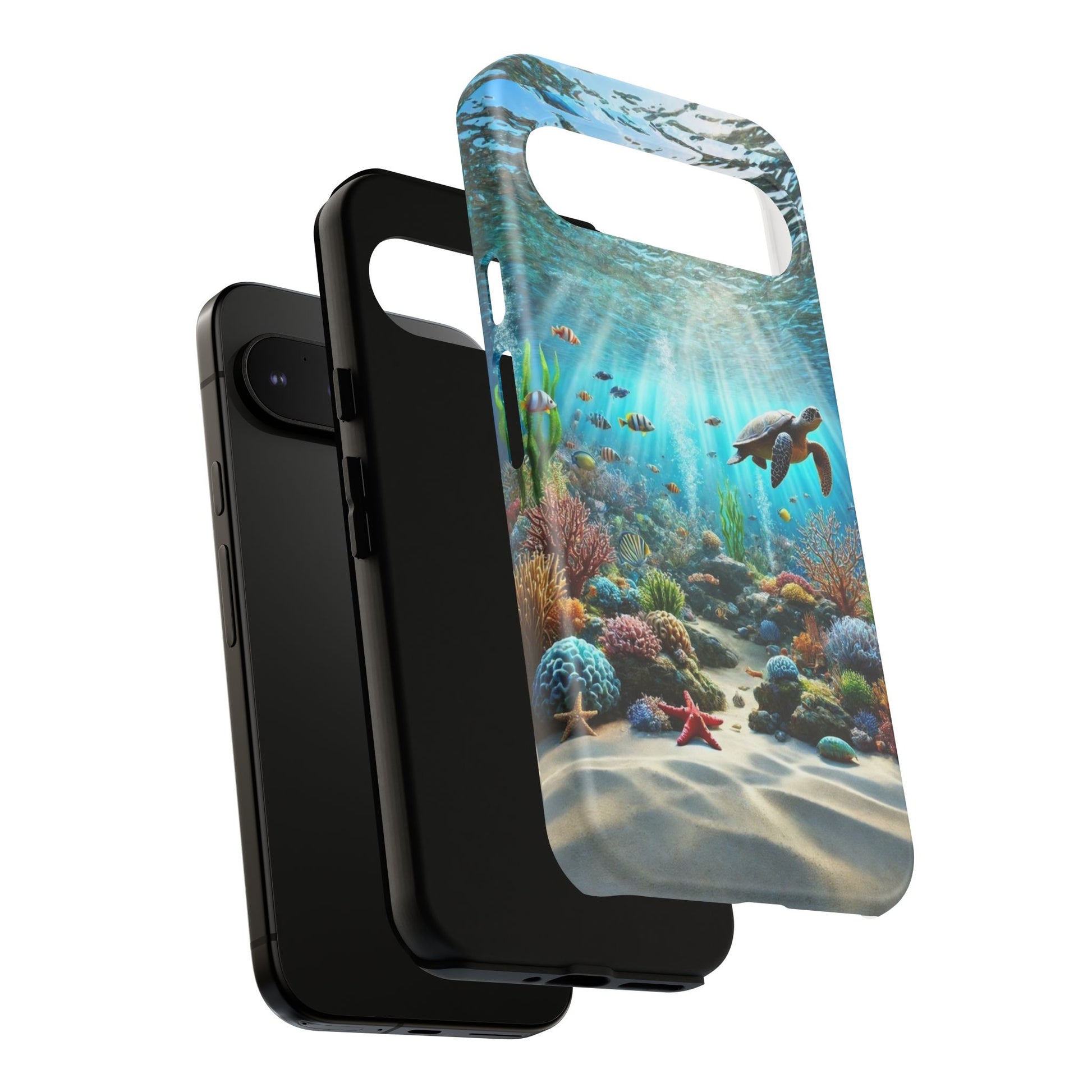 Under Sea Landscape Tough Cases for iPhones, Samsung, and Pixel