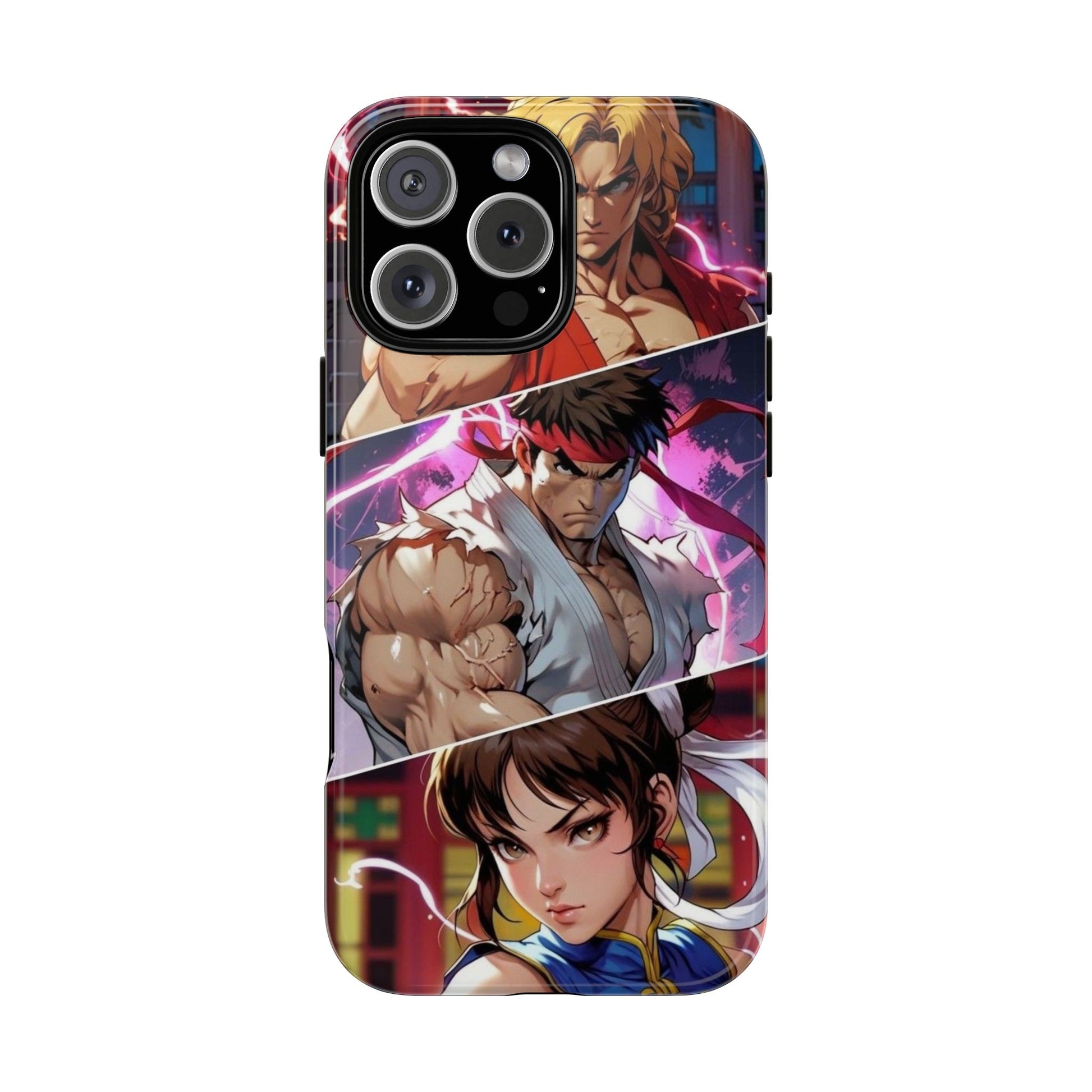 Street Fighter Gamer Theme Tough Cases for iPhones, Samsung, and Pixel