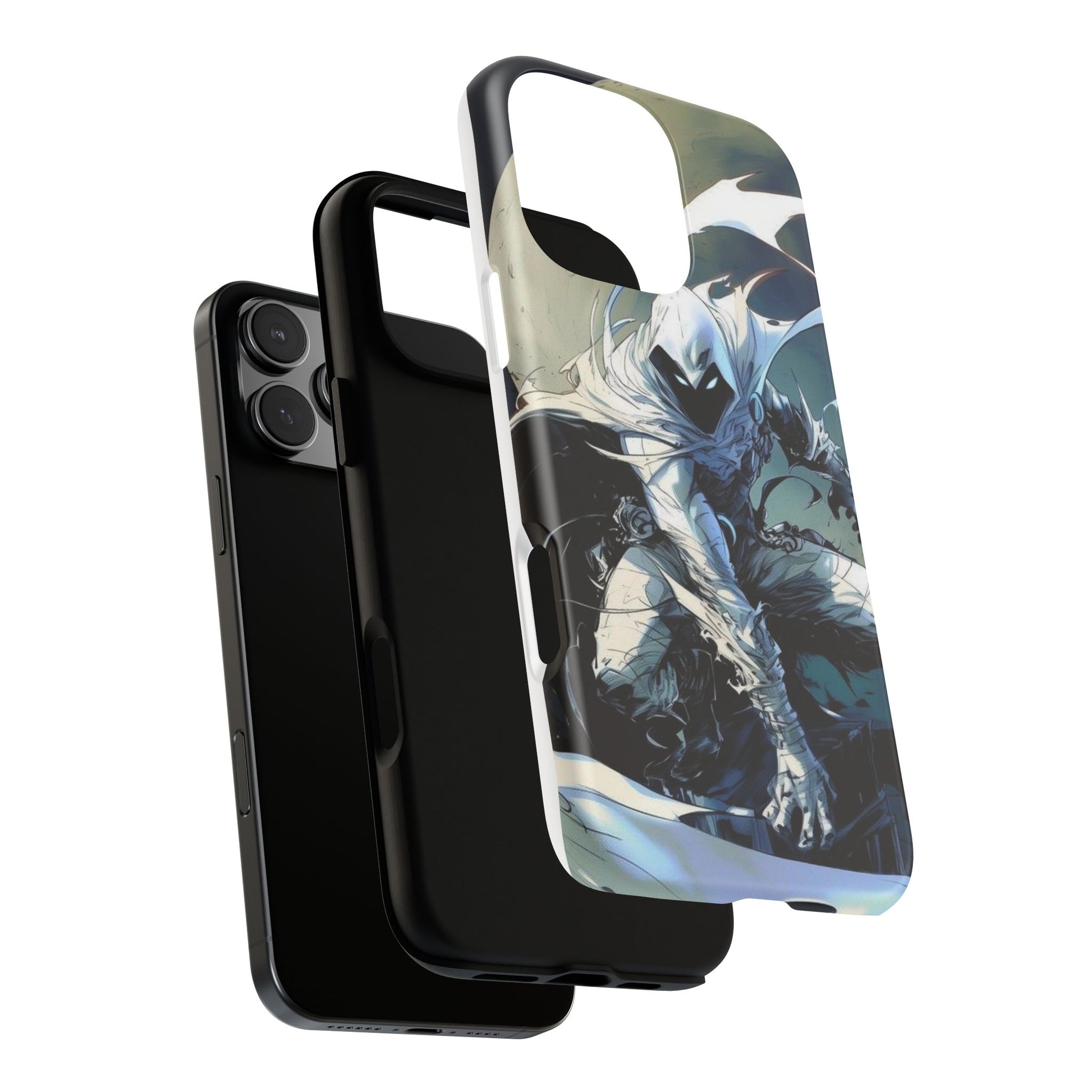 Moon Knight Tough Cases for iPhones, Samsung, and Pixel