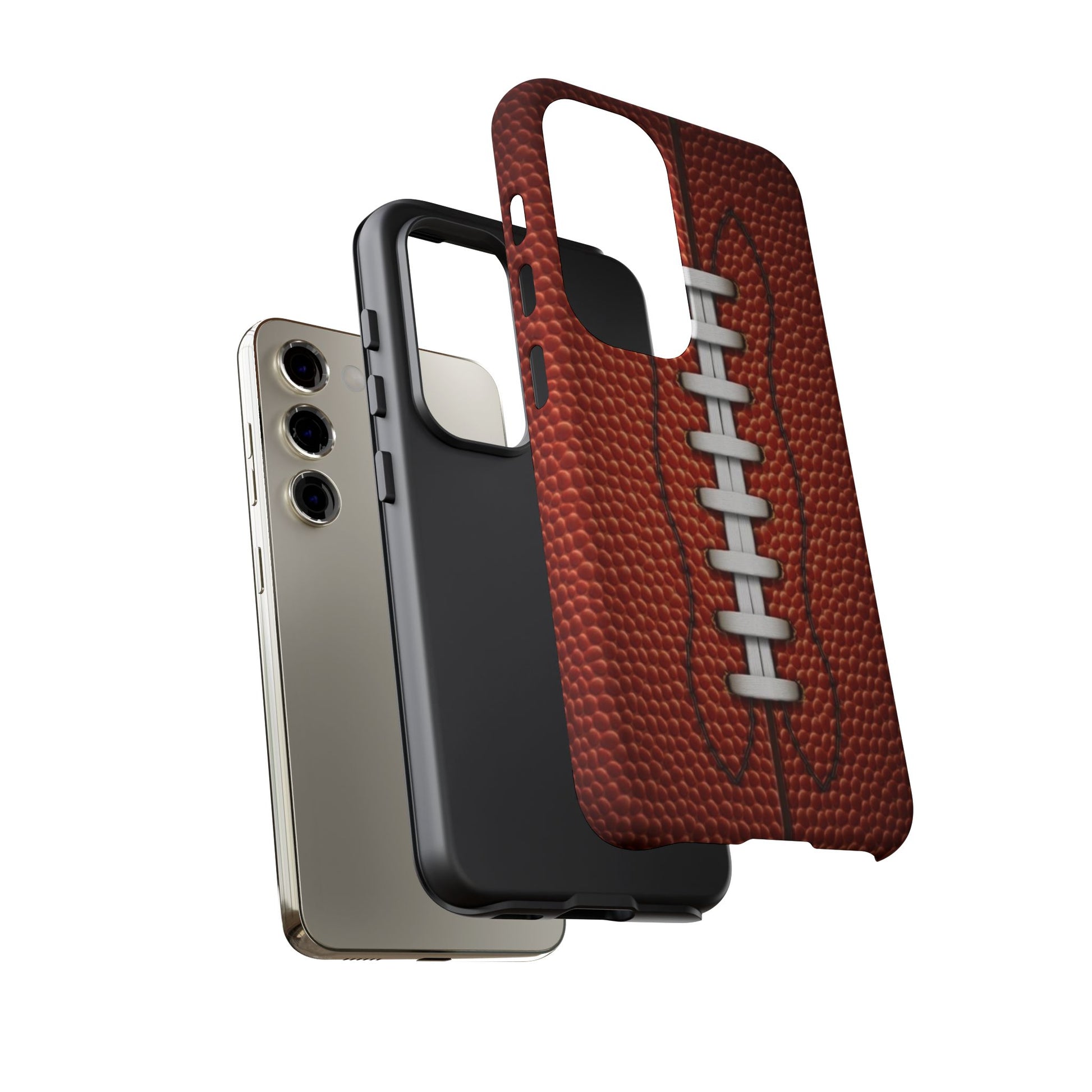 Football Pigskin Print Tough Cases for iPhones, Samsung, and Pixel