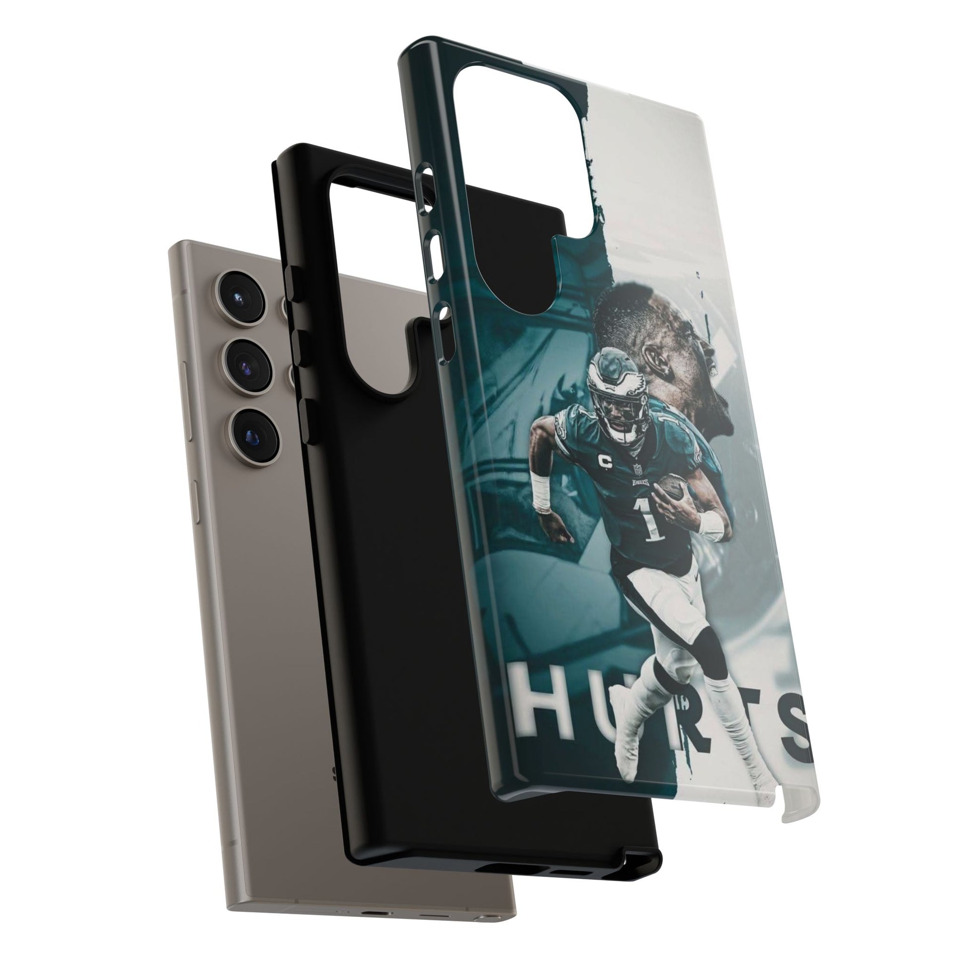 Jalen Hurts Eagles Football Tough Cases for iPhones, Samsung, and Pixel