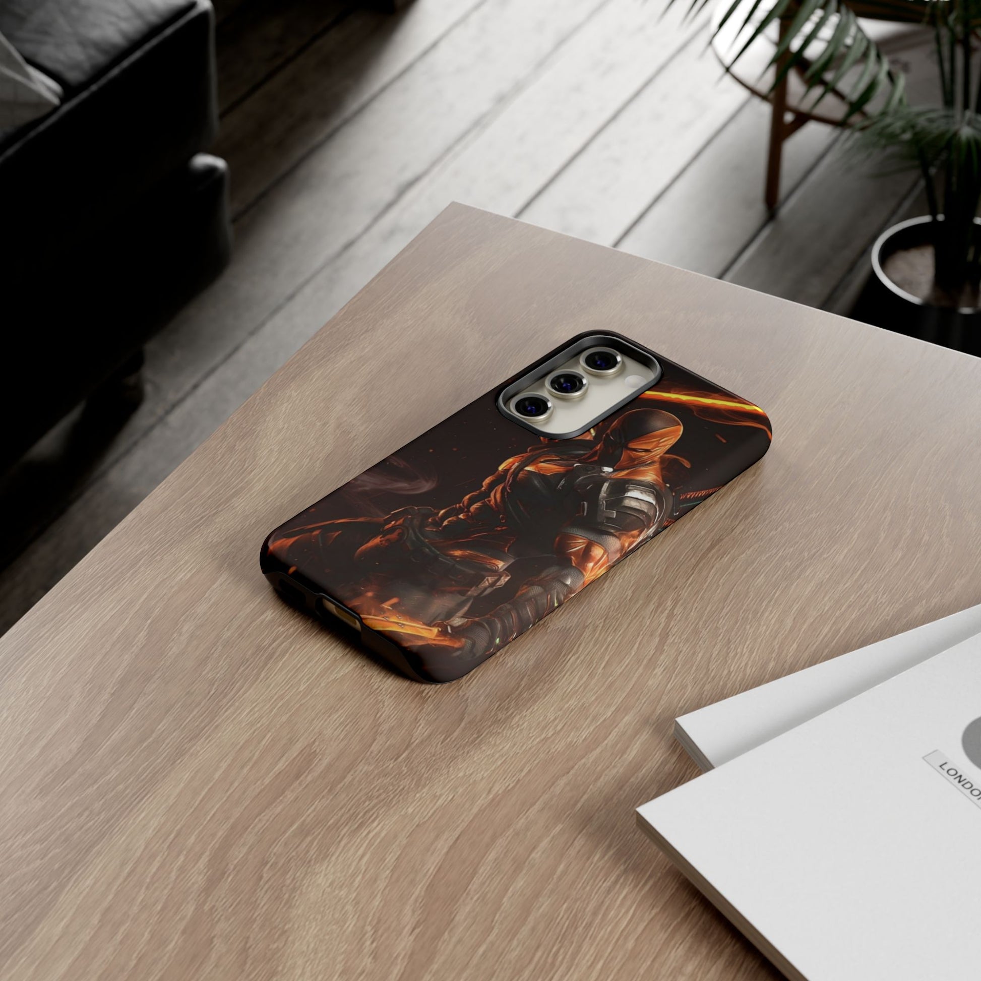 DC Comics Death Stroke Tough Cases for iPhones, Samsung, and Pixel