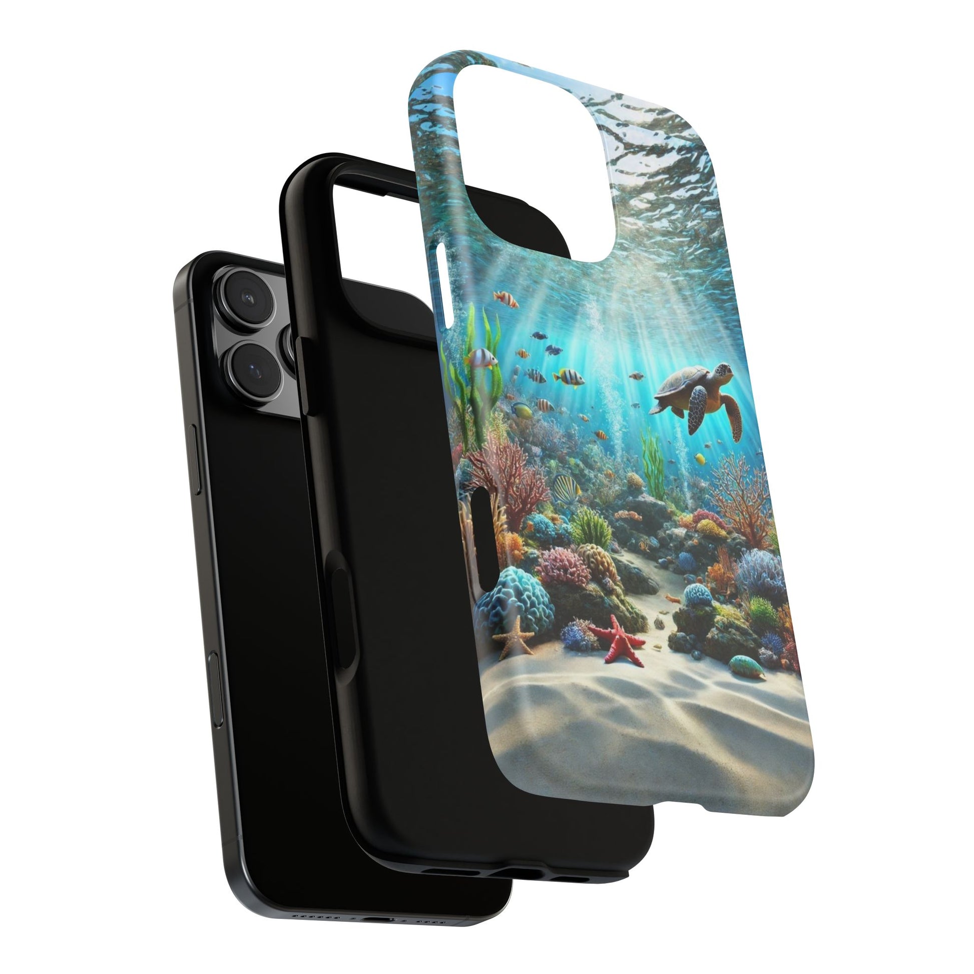 Under Sea Landscape Tough Cases for iPhones, Samsung, and Pixel