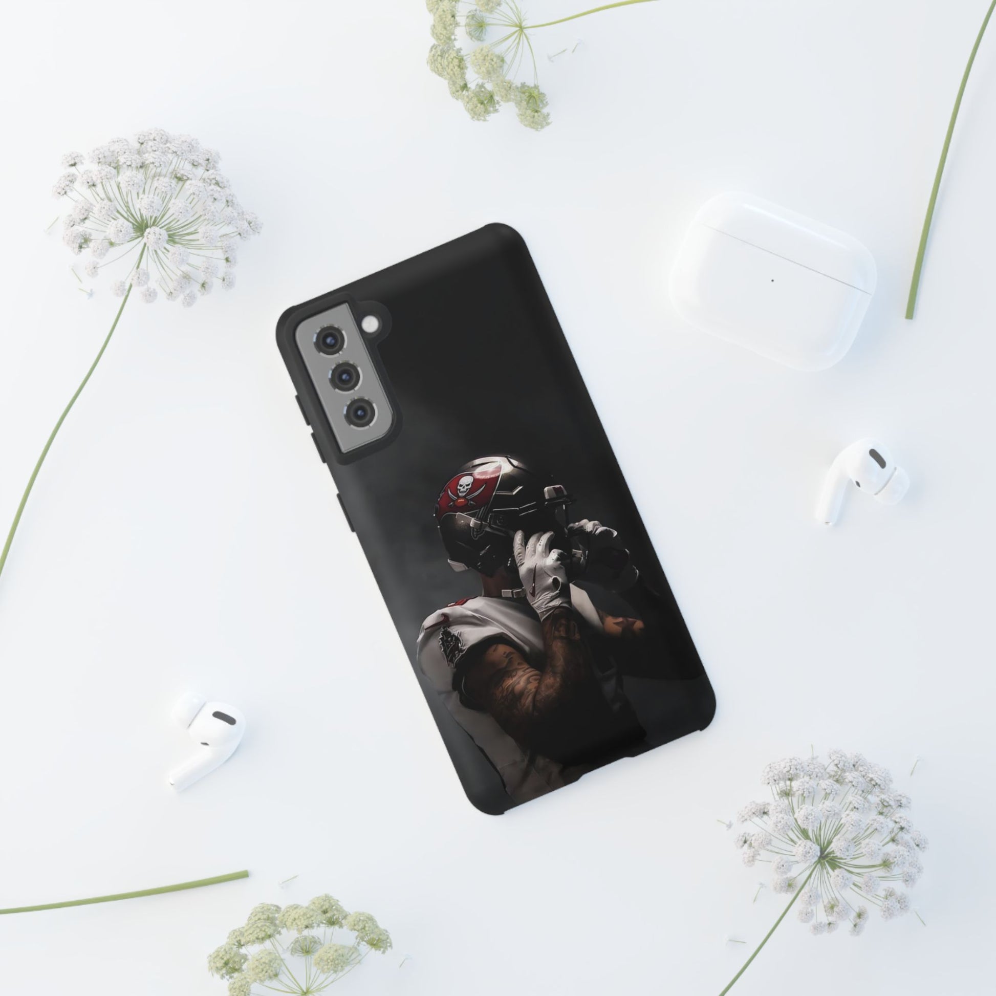 Mike Evans Football Tampa Bay Buccaneers Tough Cases for iPhones, Samsung, and Pixel