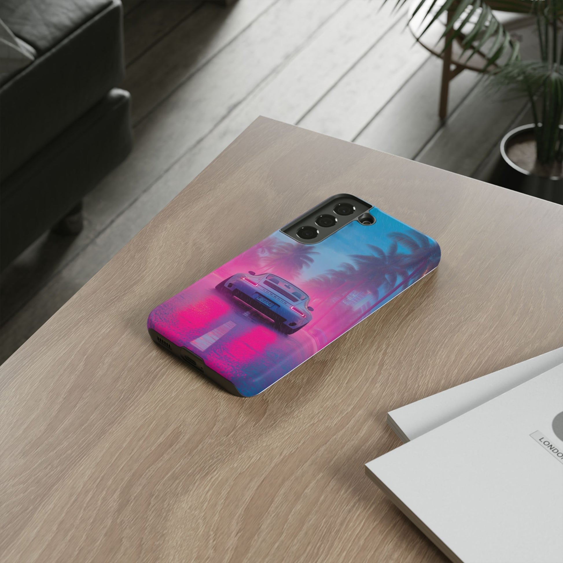 Miami Vice Porsche Phone Case for iPhone, Samsung Galaxy, & Pixel Phones