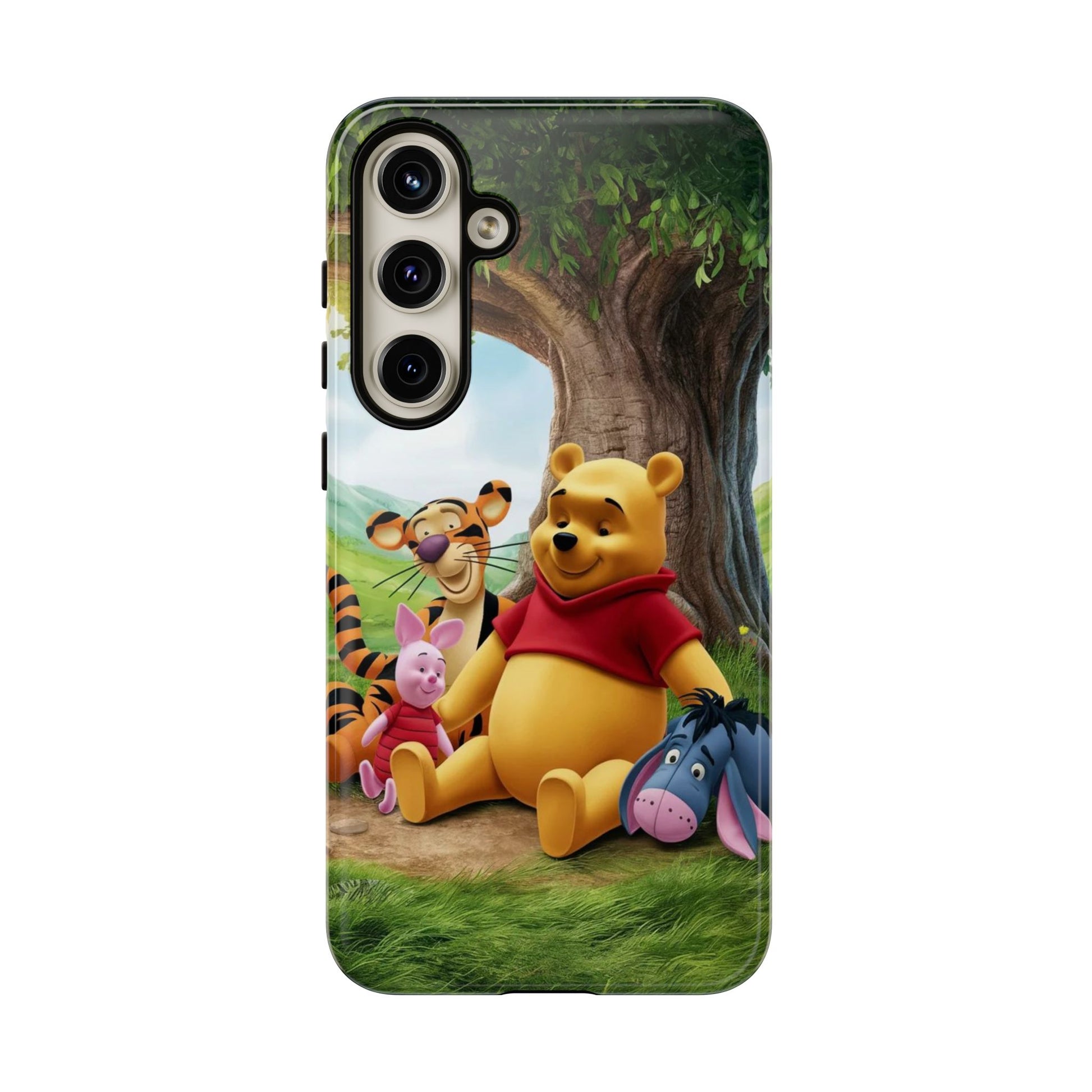 Cute Pooh Bear Phone Case, Tough Cases, Disney Phone for iPhones, Samsung, and Pixel