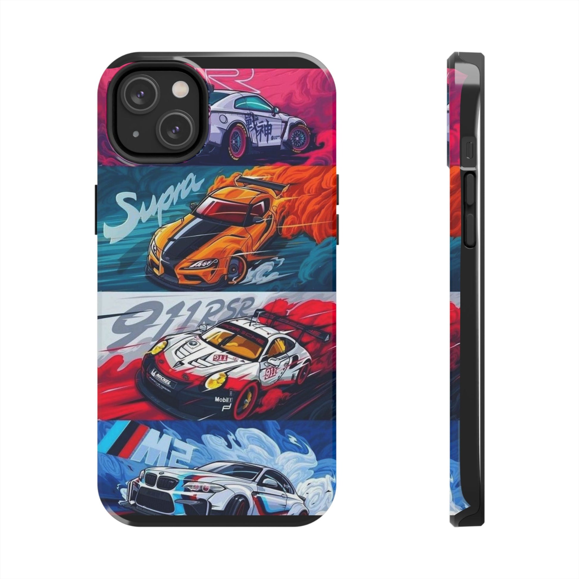 Import Cars Racing Art Inspired 2 Piece Iphone & Samsung Durable Phone Case