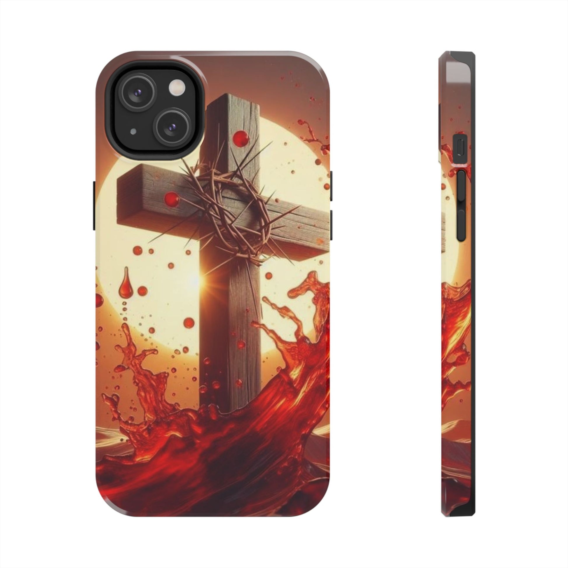 Blood of Christ Christian Theme Phone Cases for iPhones & Samsung Phones