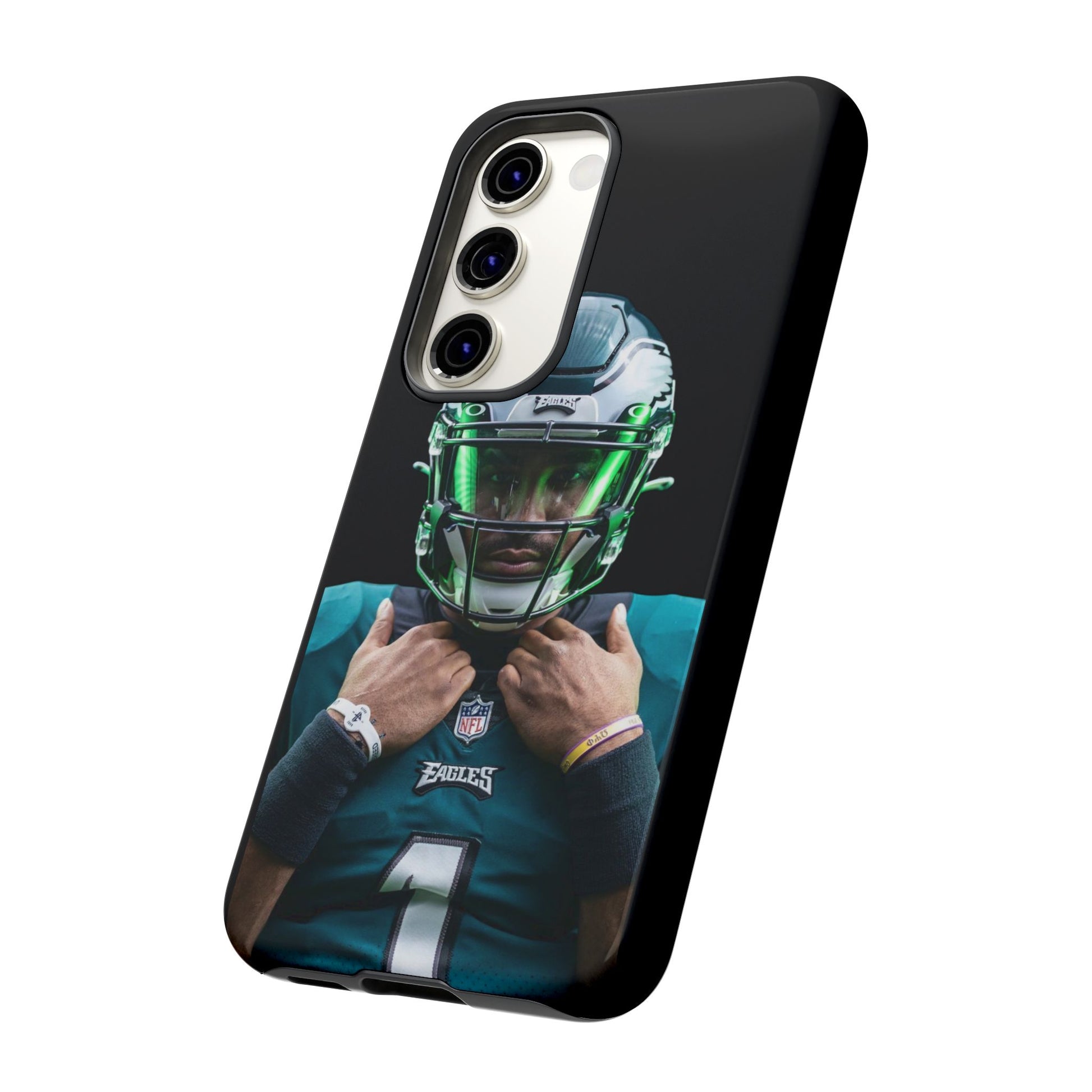 Eagles Football Jalen Hurts Tough Cases for iPhones, Samsung, and Pixel