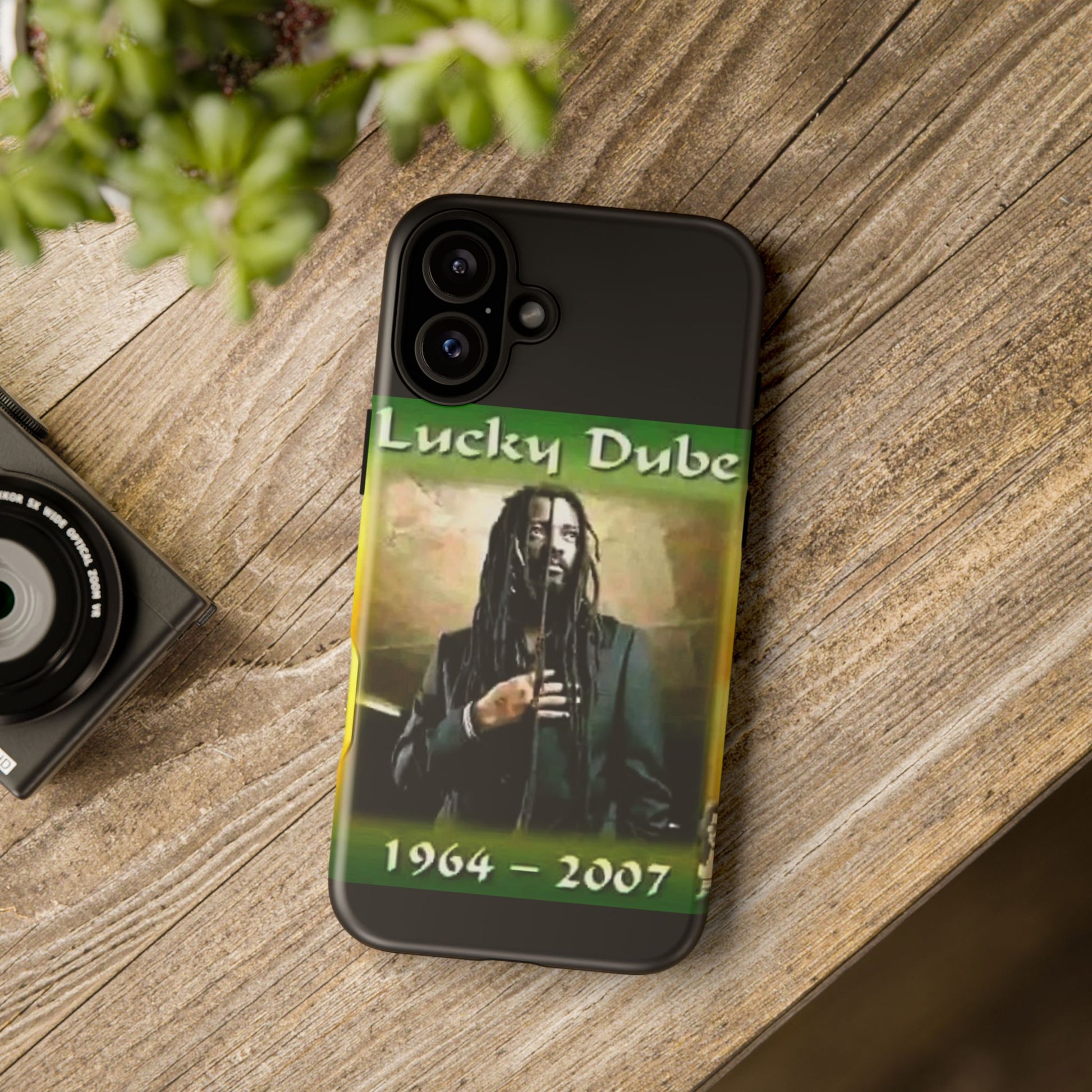 Lucky Dube Tough Cases for iPhones, Samsung, and Pixel