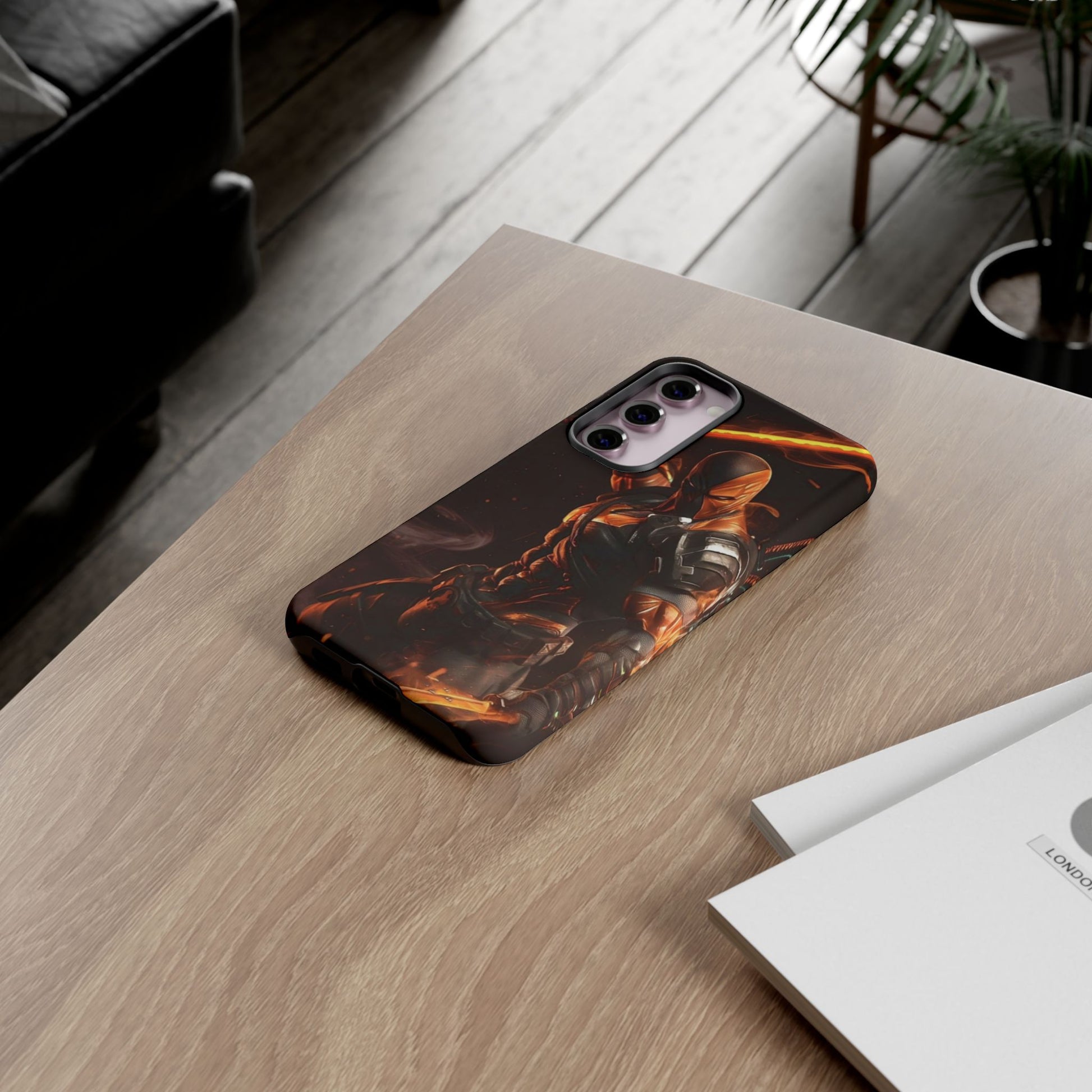 DC Comics Death Stroke Tough Cases for iPhones, Samsung, and Pixel